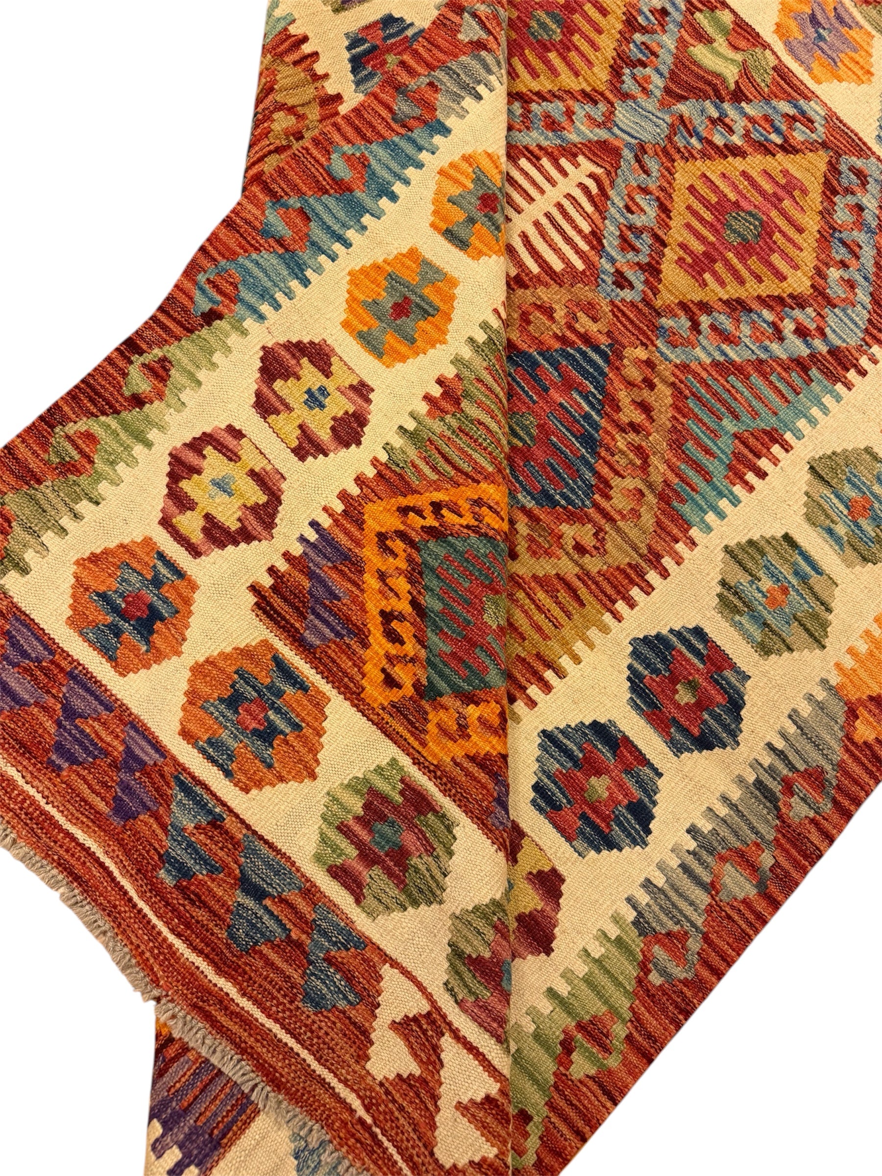 AFGHAANSE KELIM 126 X 181 CM