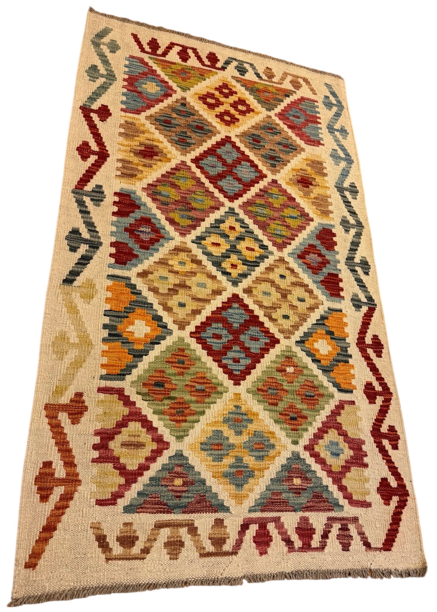 AFGHAANSE KELIM 86 X 152 CM