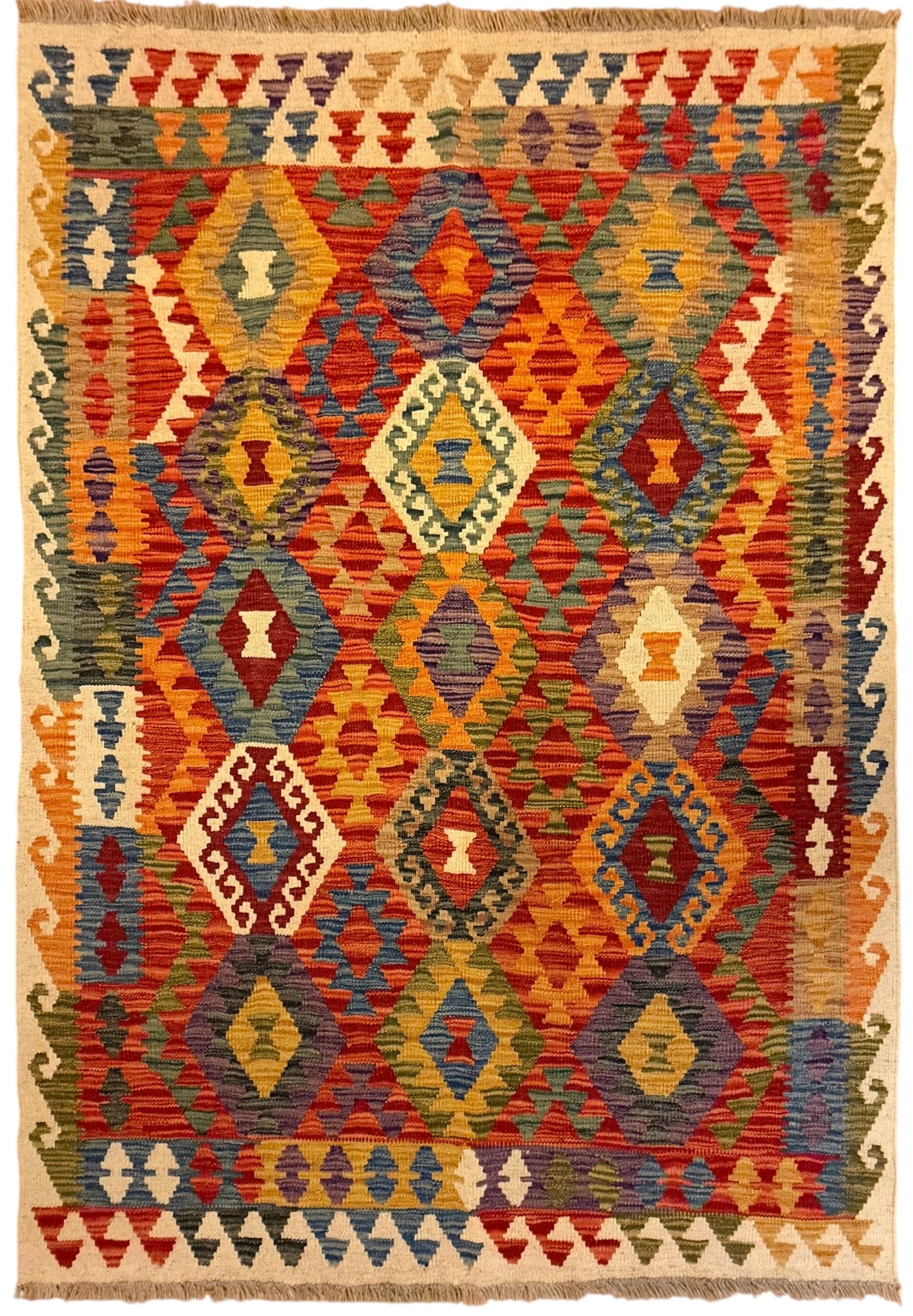 AFGHAANSE KELIM 129 X 185 CM