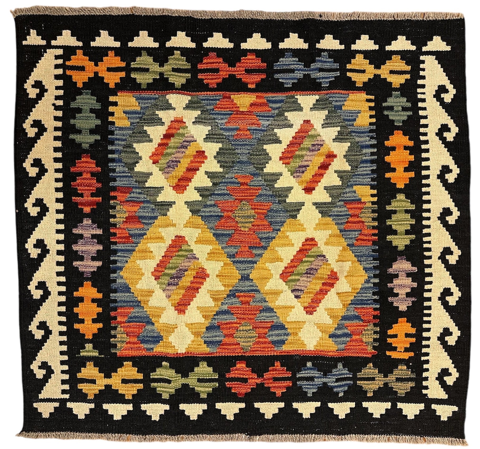 AFGHAANSE KELIM 94 X 104 CM