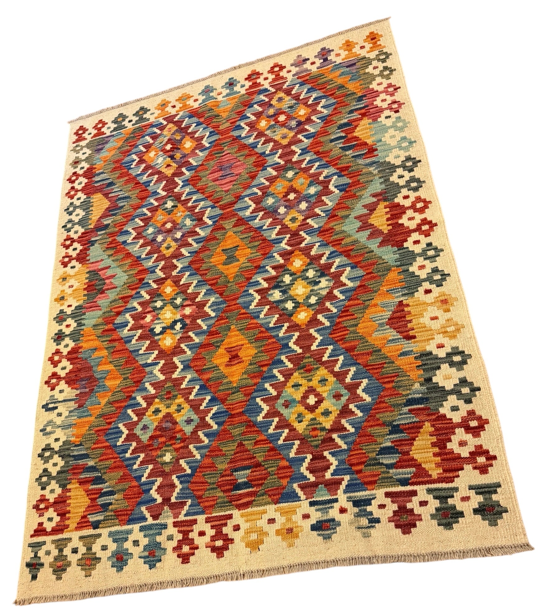 AFGHAANSE KELIM 126 X 173 CM