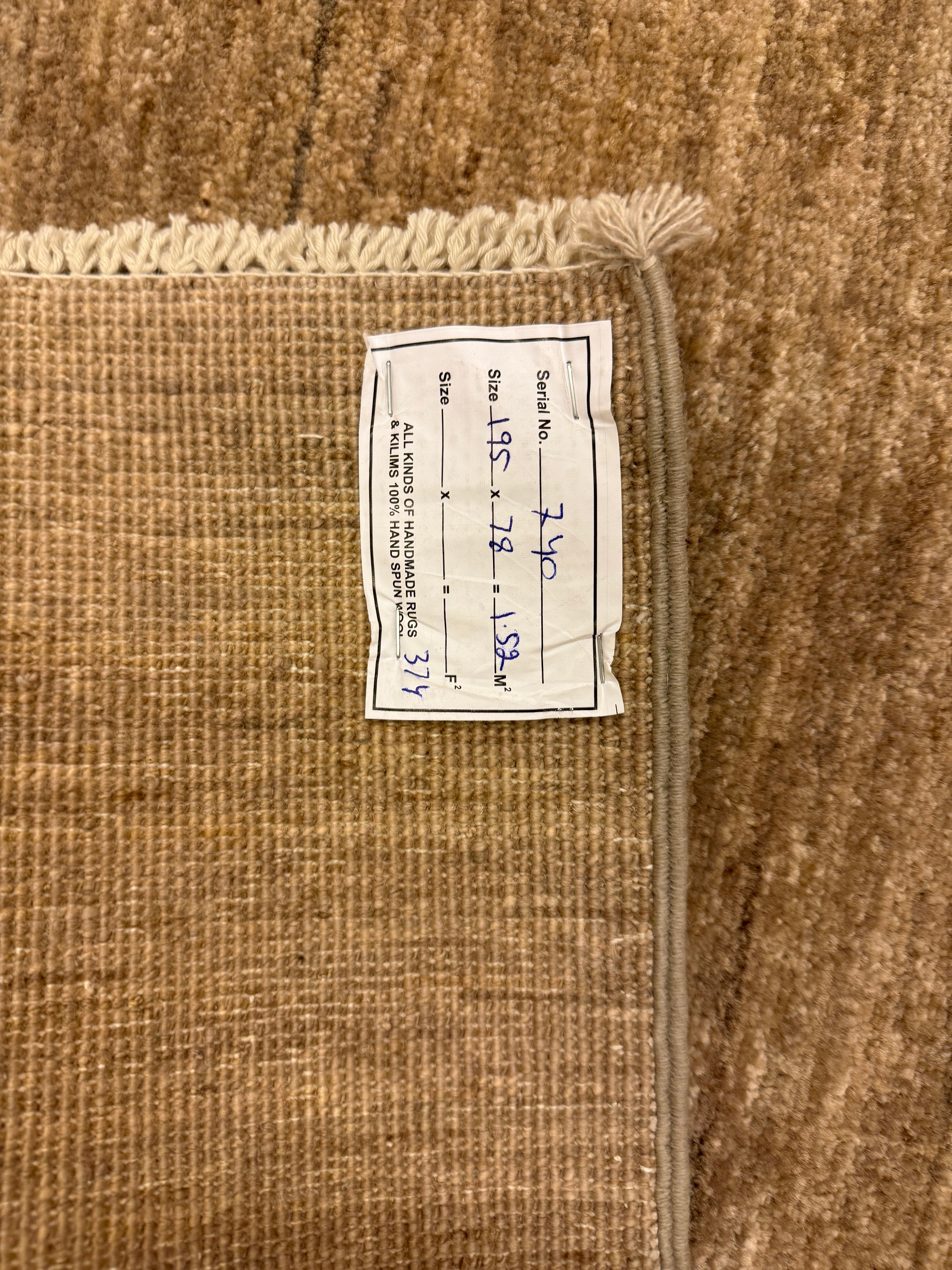 NATURAL GABBEH 78 x 195 CM