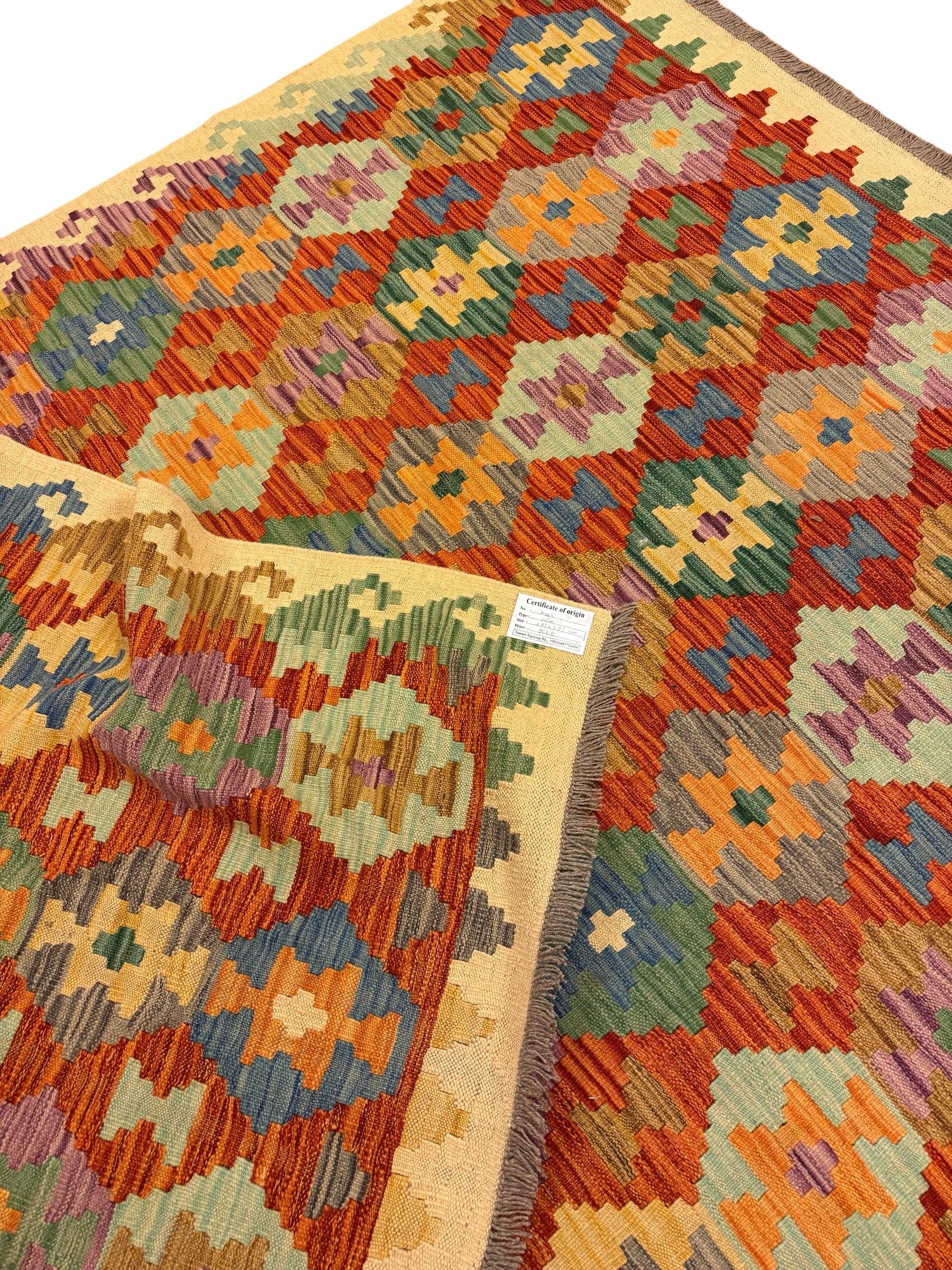 AFGHAANSE KELIM 192 X 289 CM