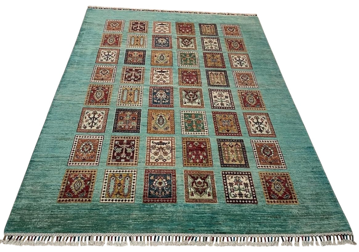 Gabbeh Bakhtiari Tapijt 174 x 251 cm – Handgeknoopt Afghaans Wol