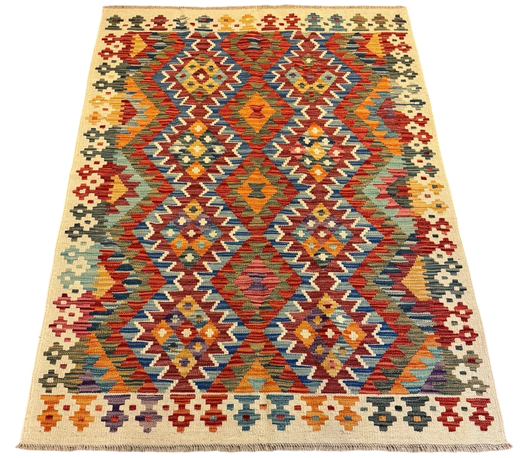 AFGHAANSE KELIM 126 X 173 CM