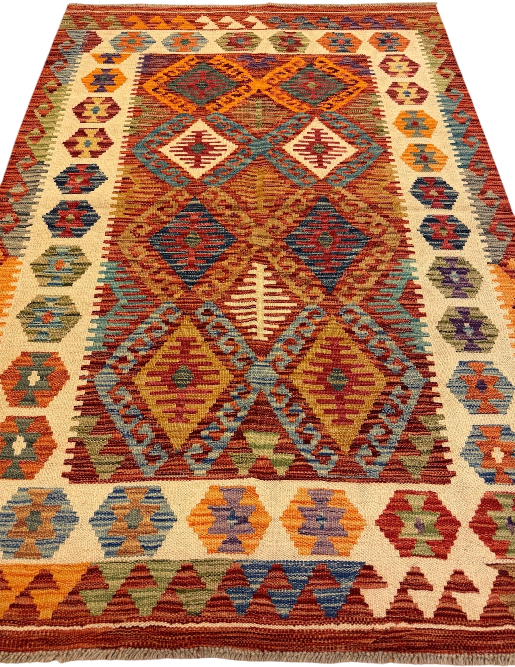 AFGHAANSE KELIM 126 X 181 CM