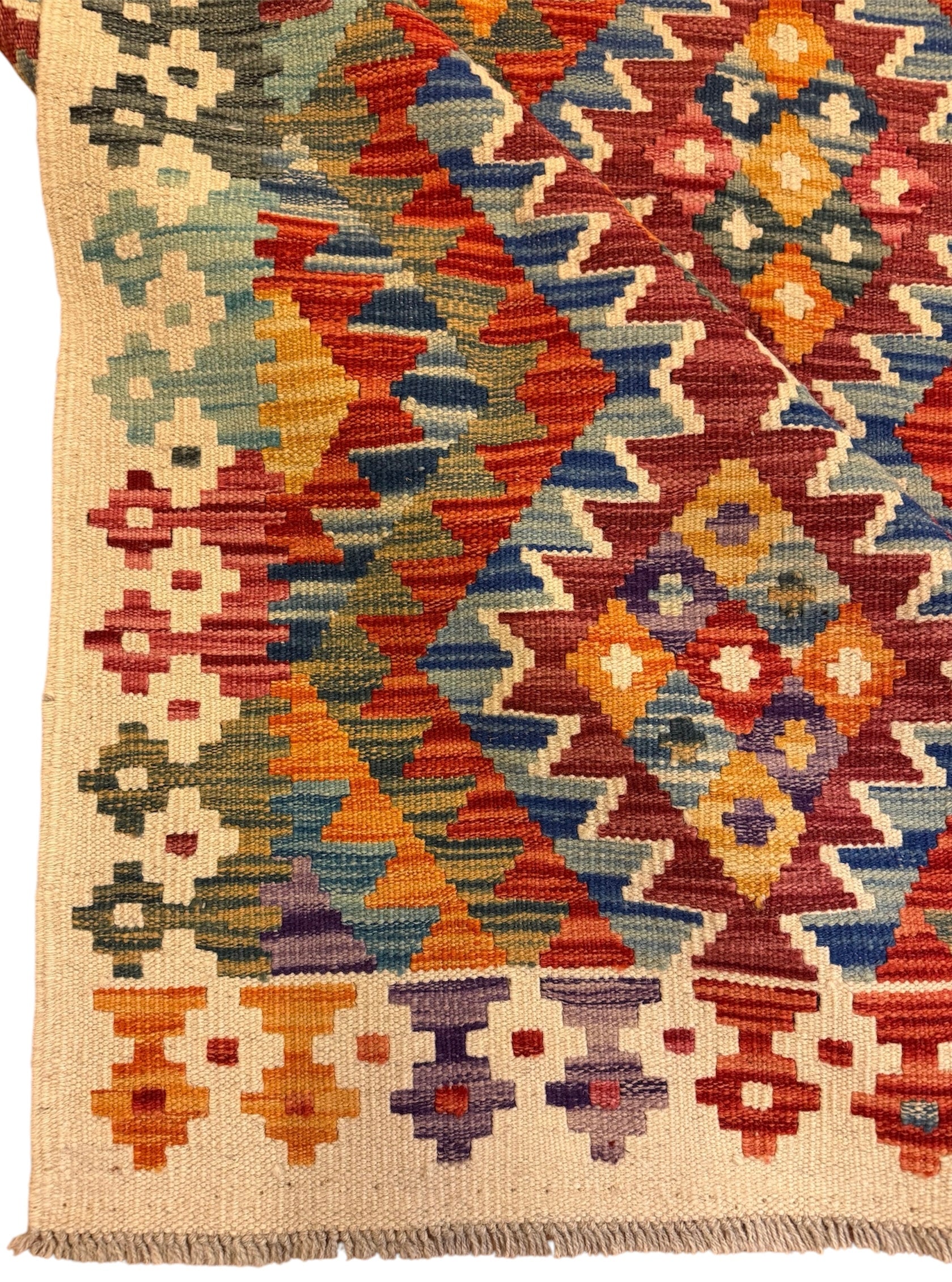 AFGHAANSE KELIM 126 X 173 CM