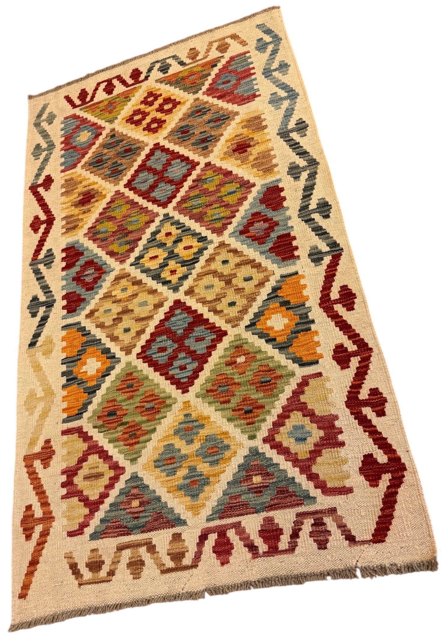 AFGHAANSE KELIM 86 X 152 CM