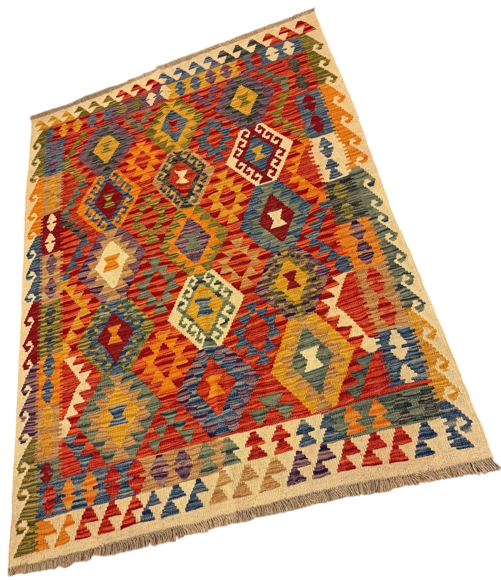 AFGHAANSE KELIM 129 X 185 CM