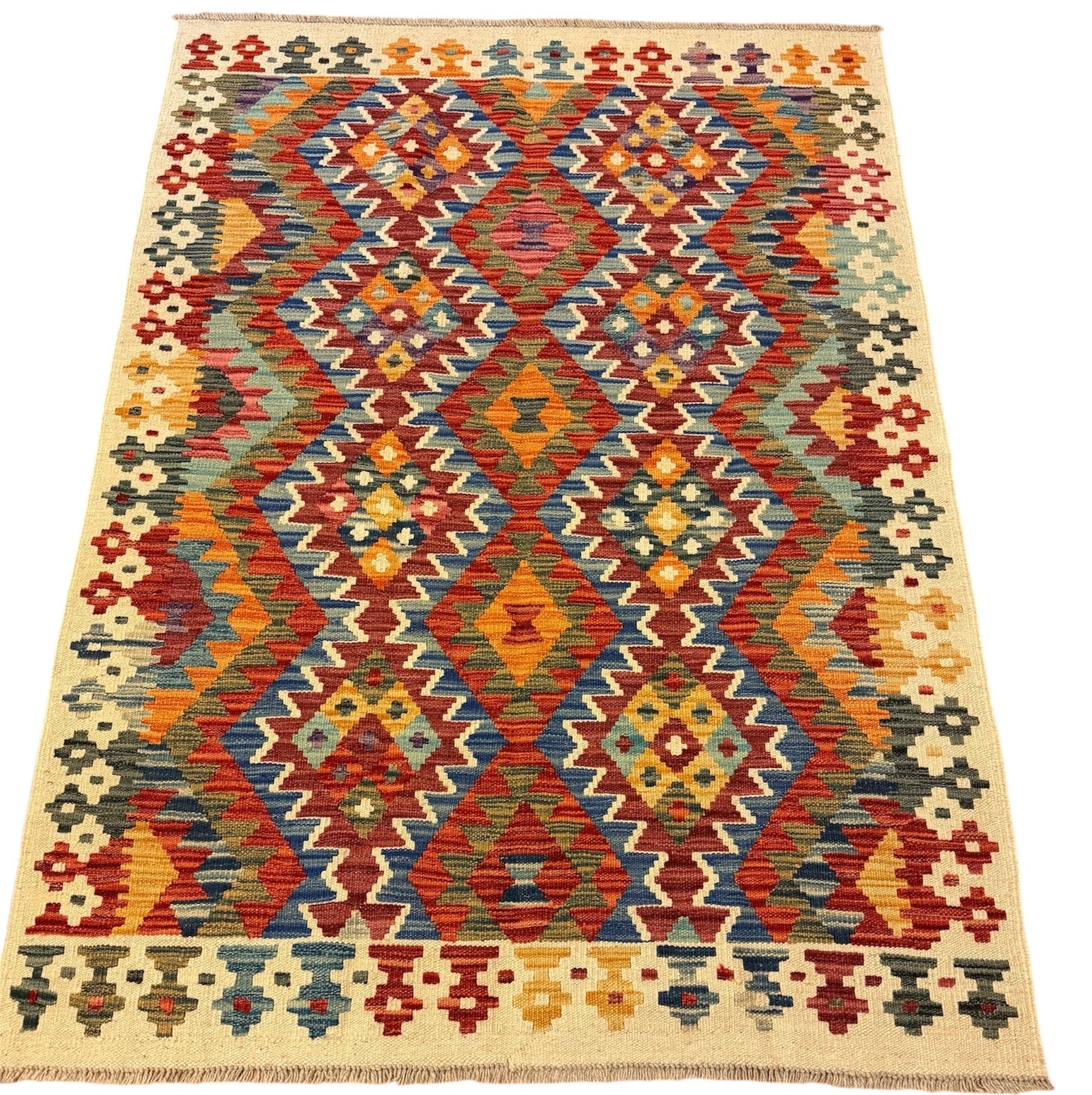 AFGHAANSE KELIM 126 X 173 CM