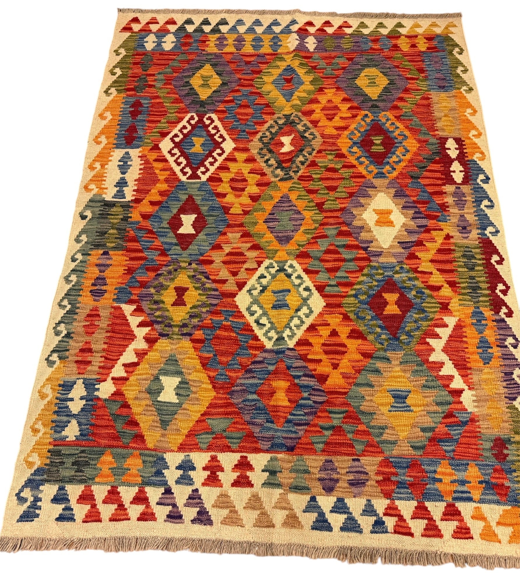 AFGHAANSE KELIM 129 X 185 CM