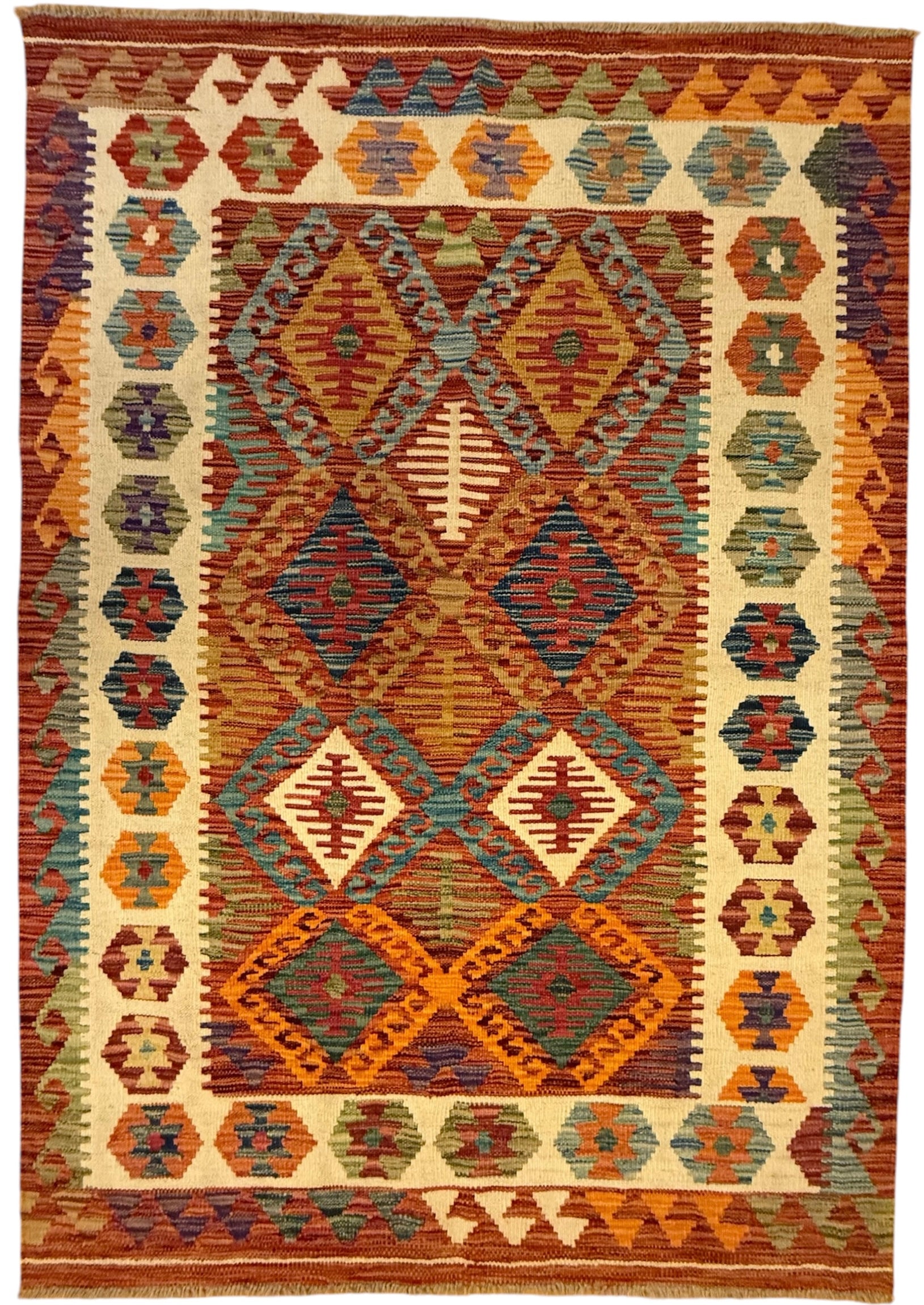 AFGHAANSE KELIM 126 X 181 CM