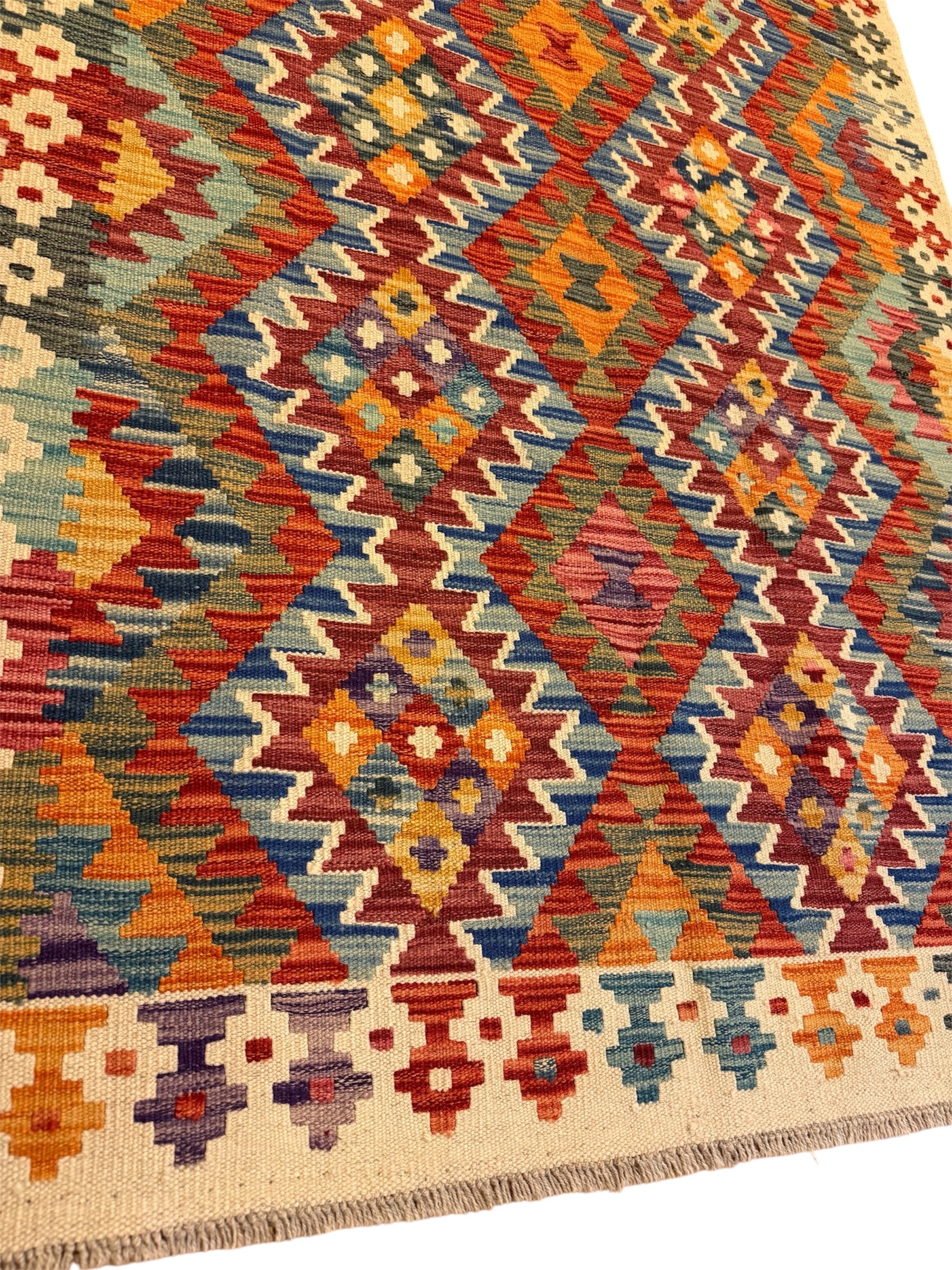 AFGHAANSE KELIM 126 X 173 CM