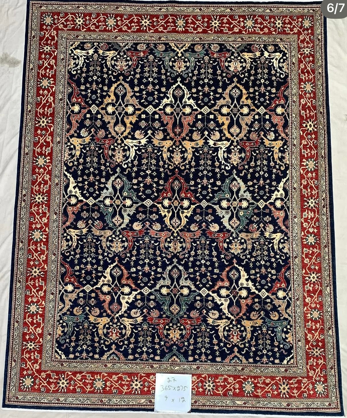 Afghaanse Heriz 198 x 295 CM