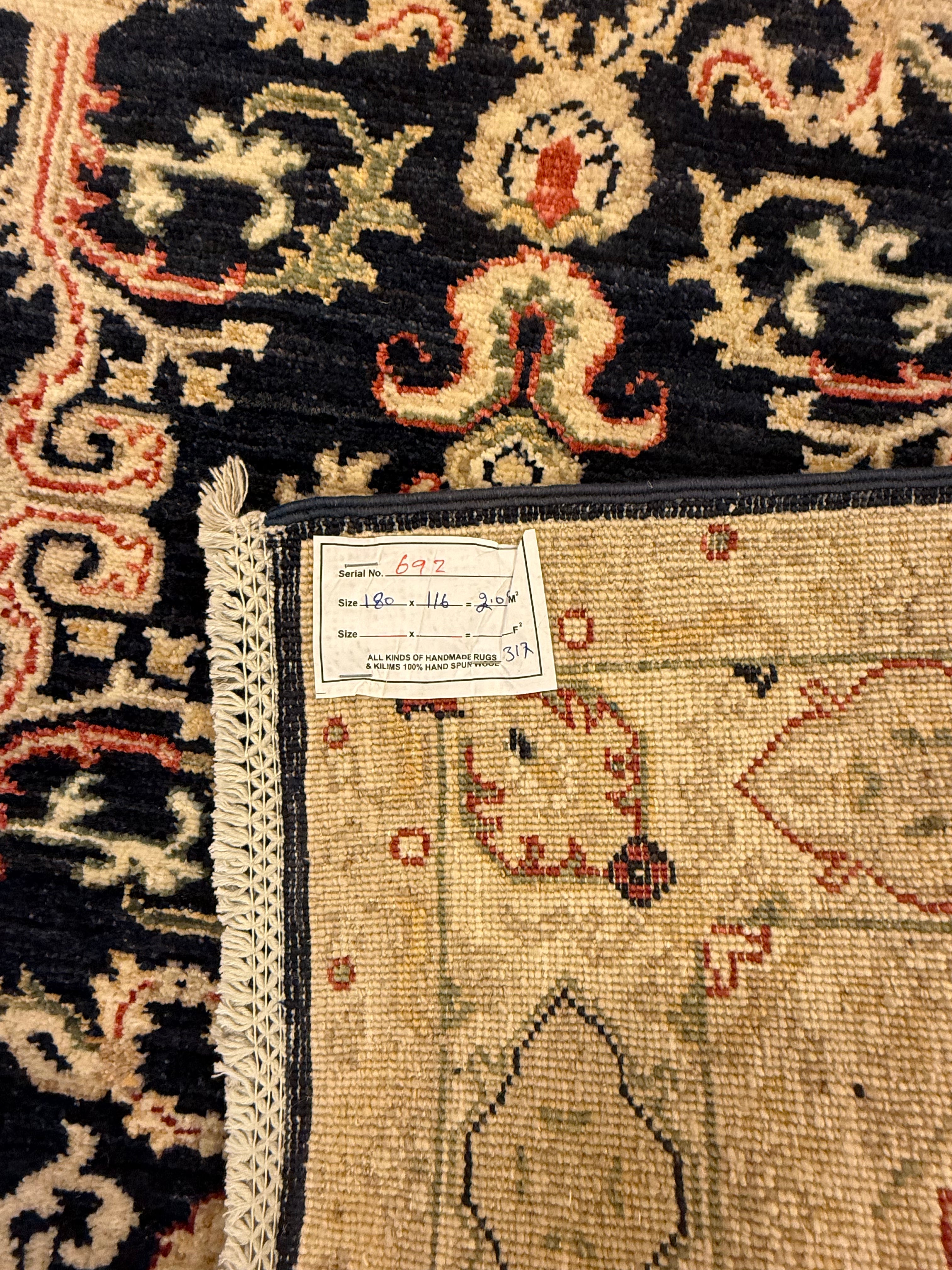 AFGHAANSE BIDJAR TAPIJT 116 x 180 CM