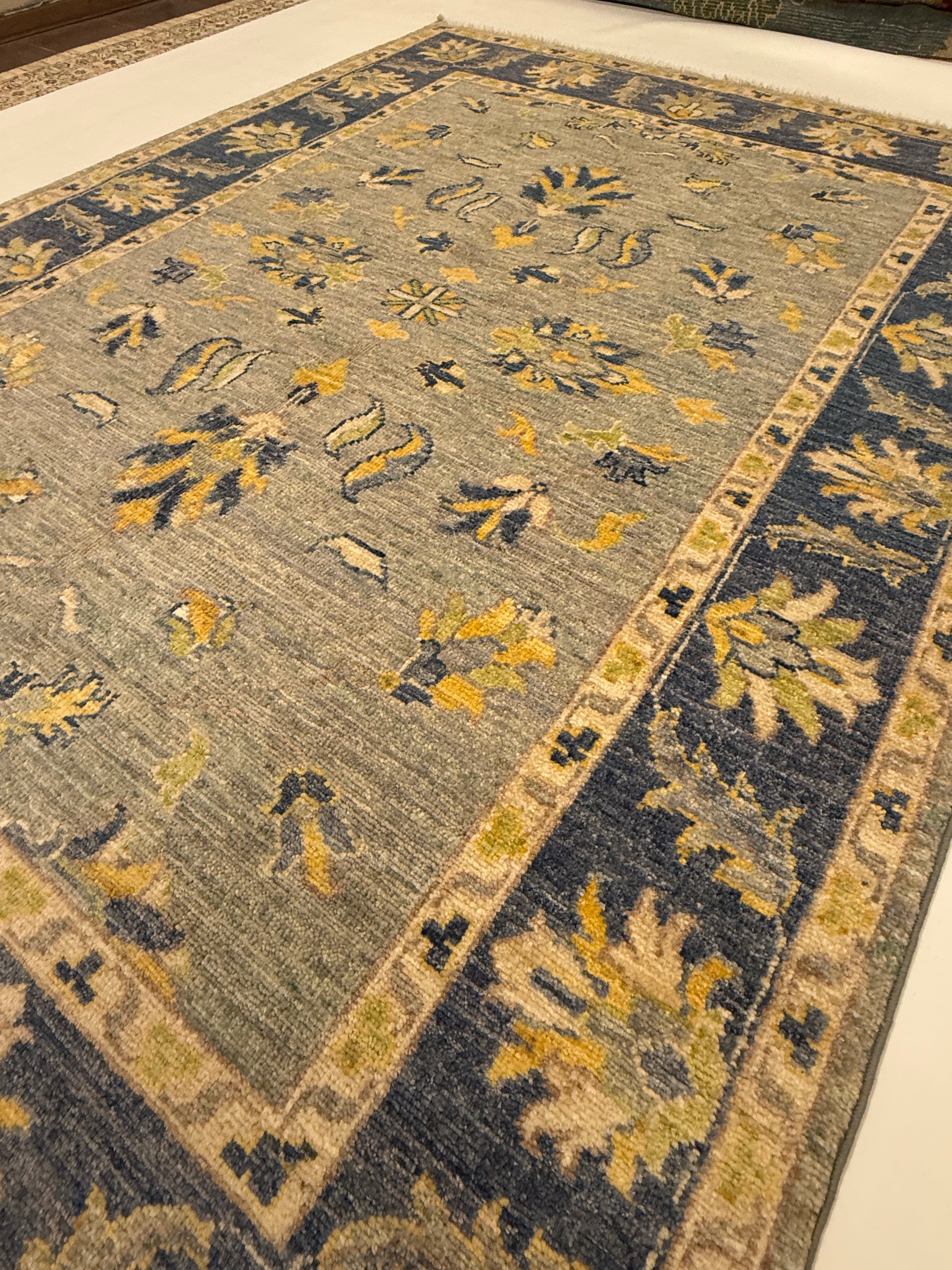 Afghaans Ziegler Tapijt | 124 x 167 cm | Handgeknoopt Wol