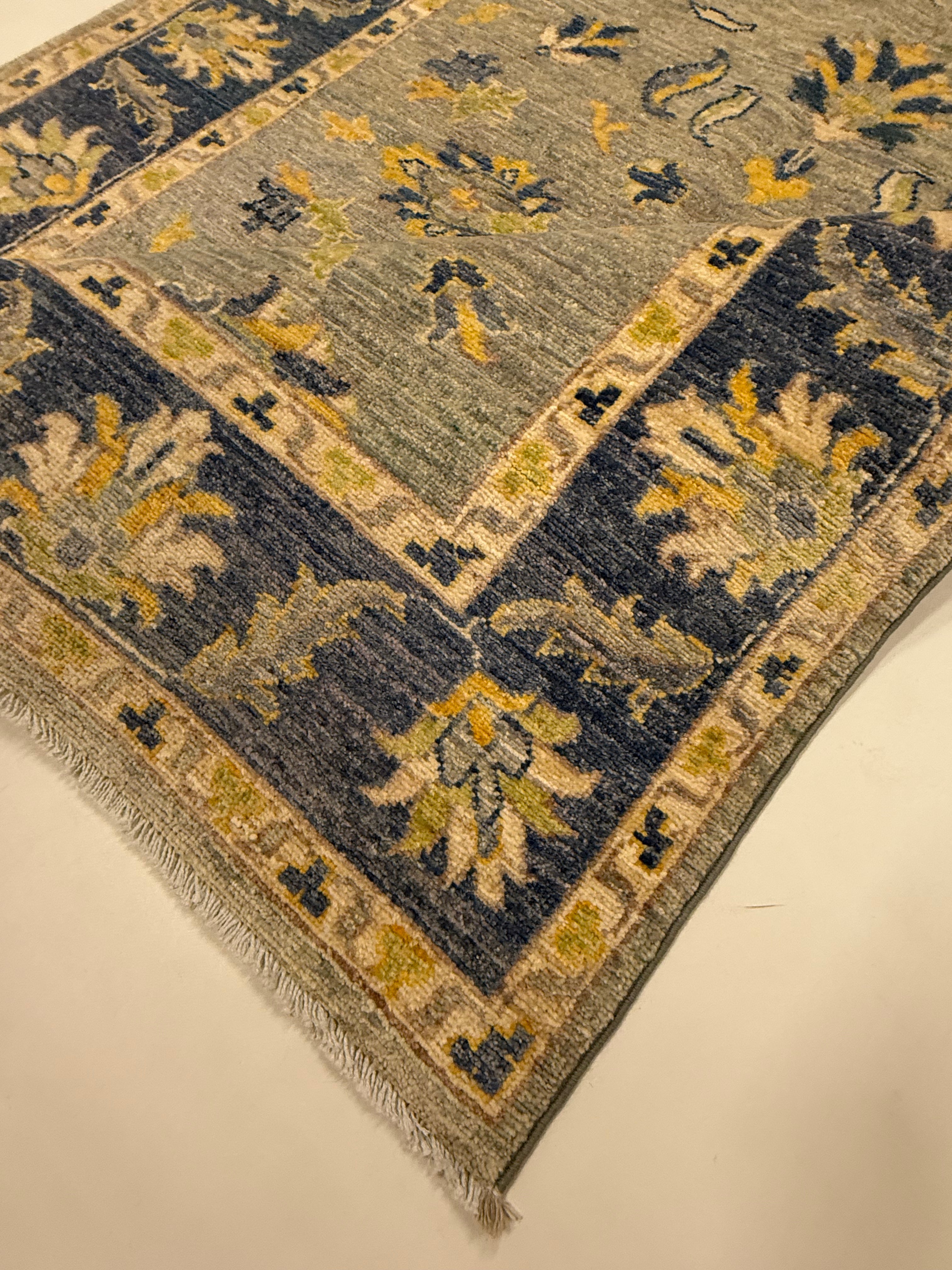 Afghaans Ziegler Tapijt | 124 x 167 cm | Handgeknoopt Wol