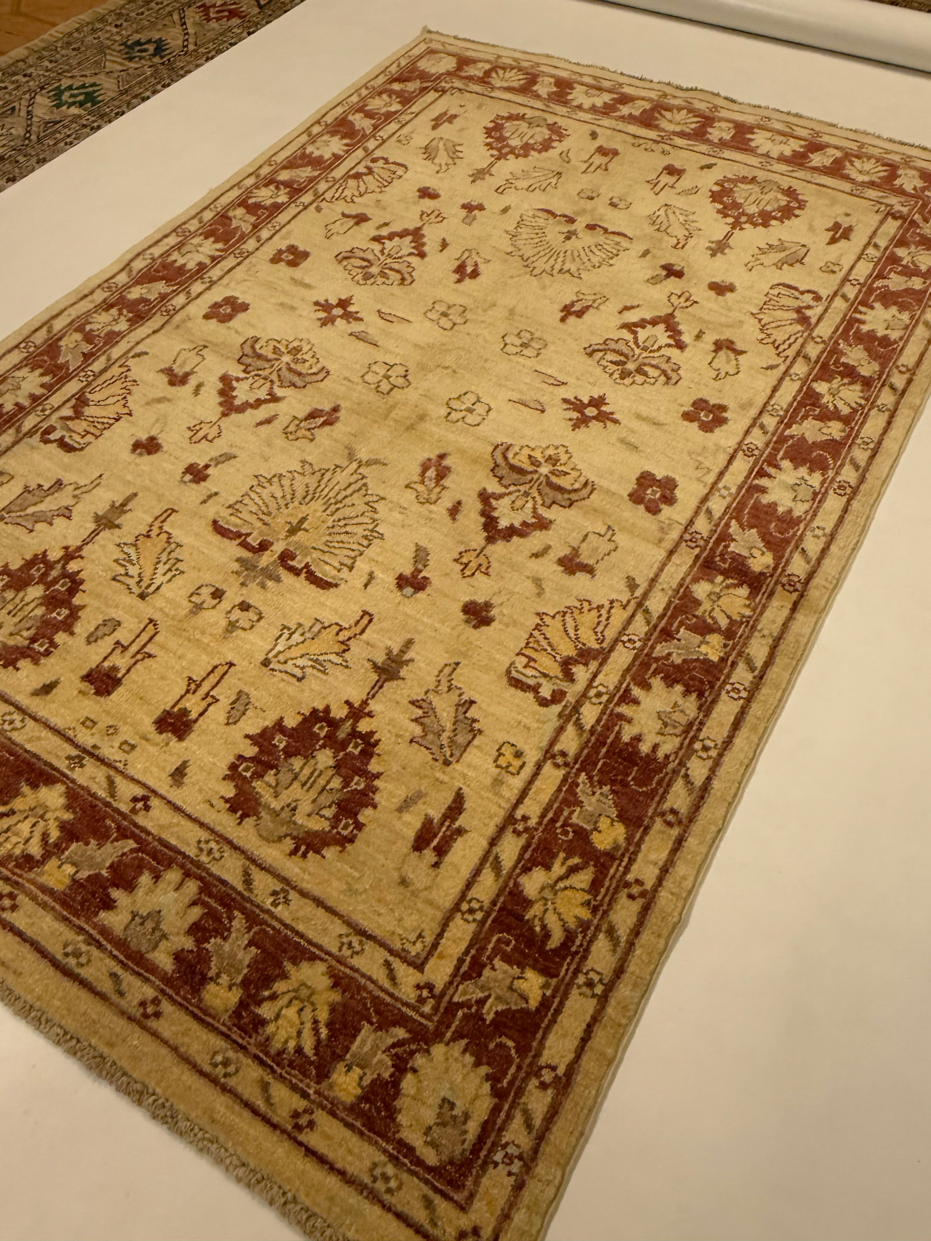 Afghaans Ziegler Tapijt | 119 x 179 cm | Handgeknoopt Wol