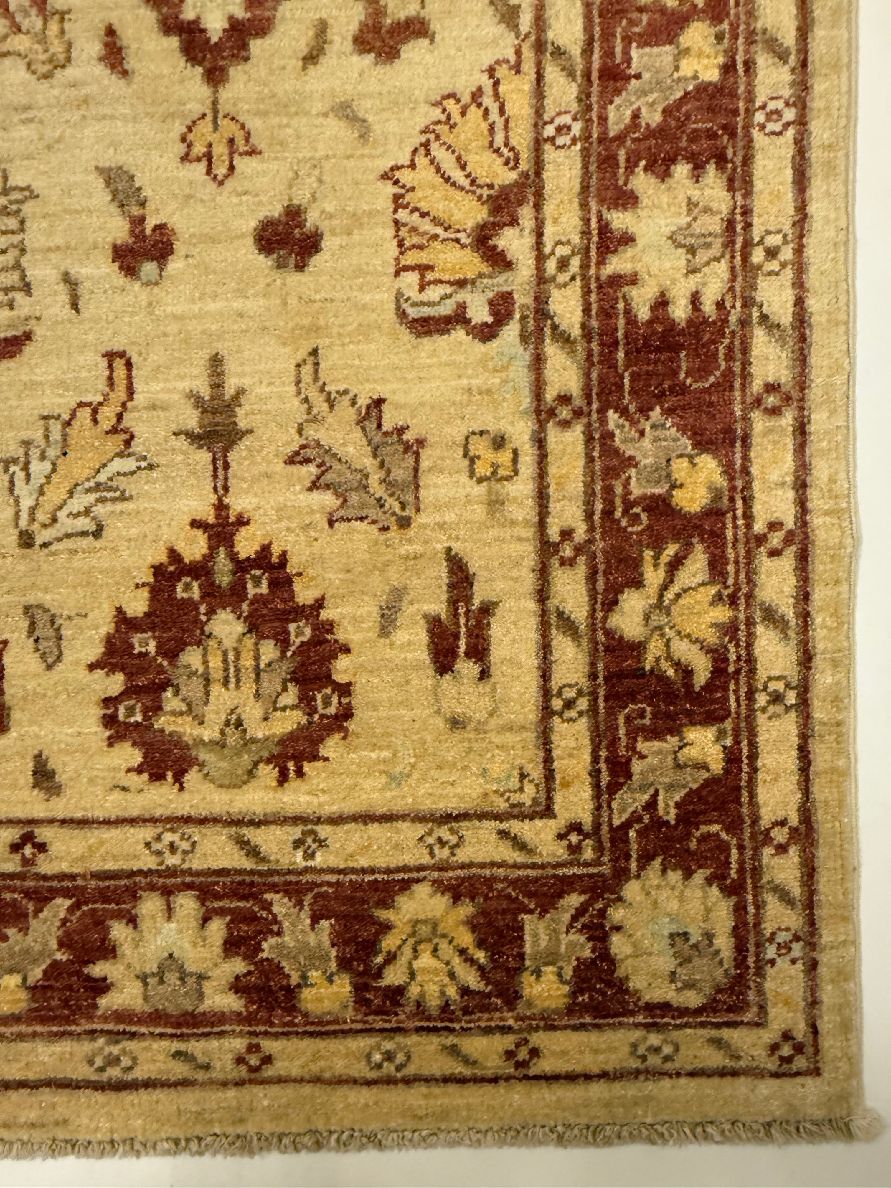 Afghaans Ziegler Tapijt | 119 x 179 cm | Handgeknoopt Wol