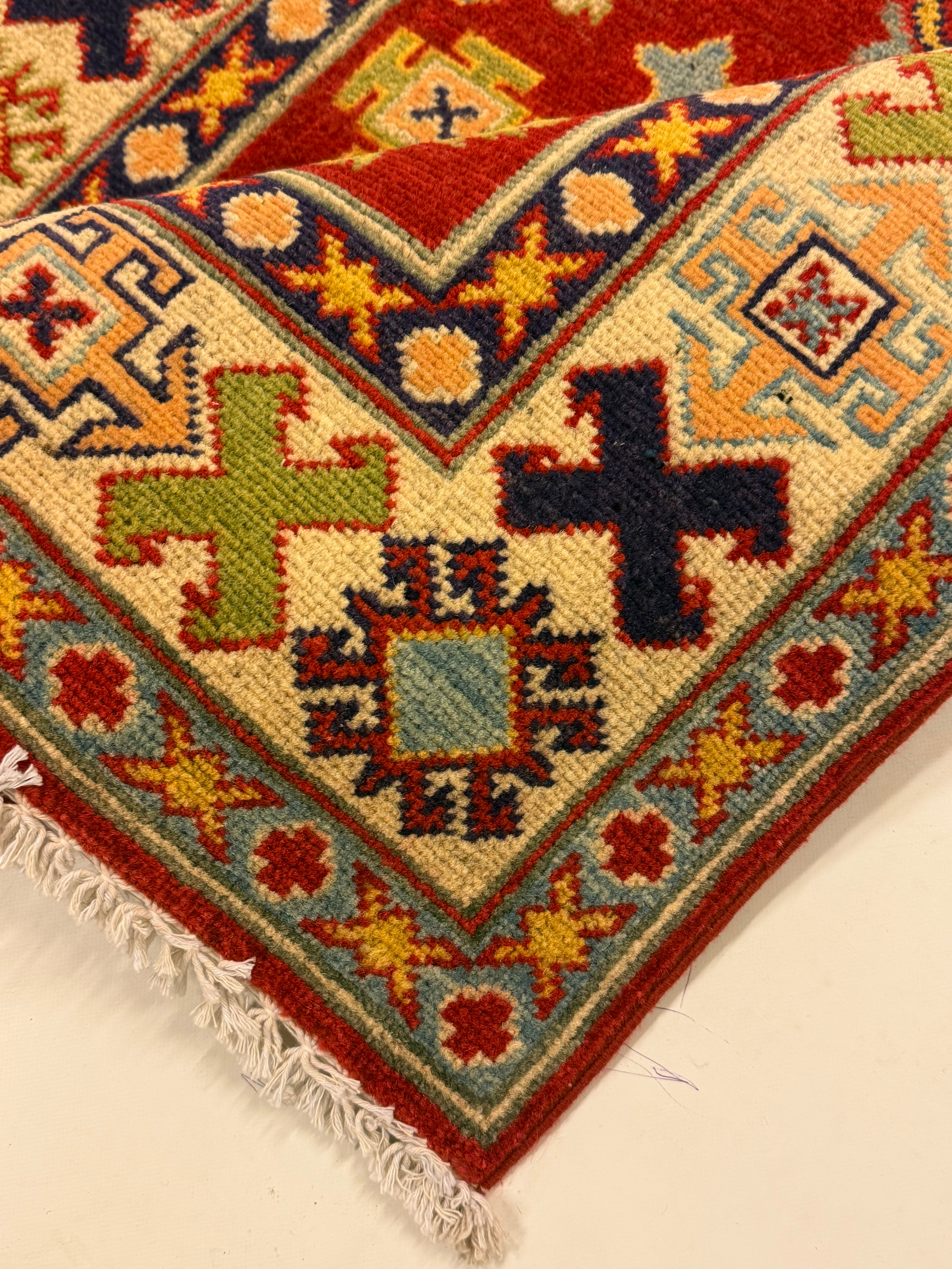 Kazak Tapijt 0.98 X 160 CM