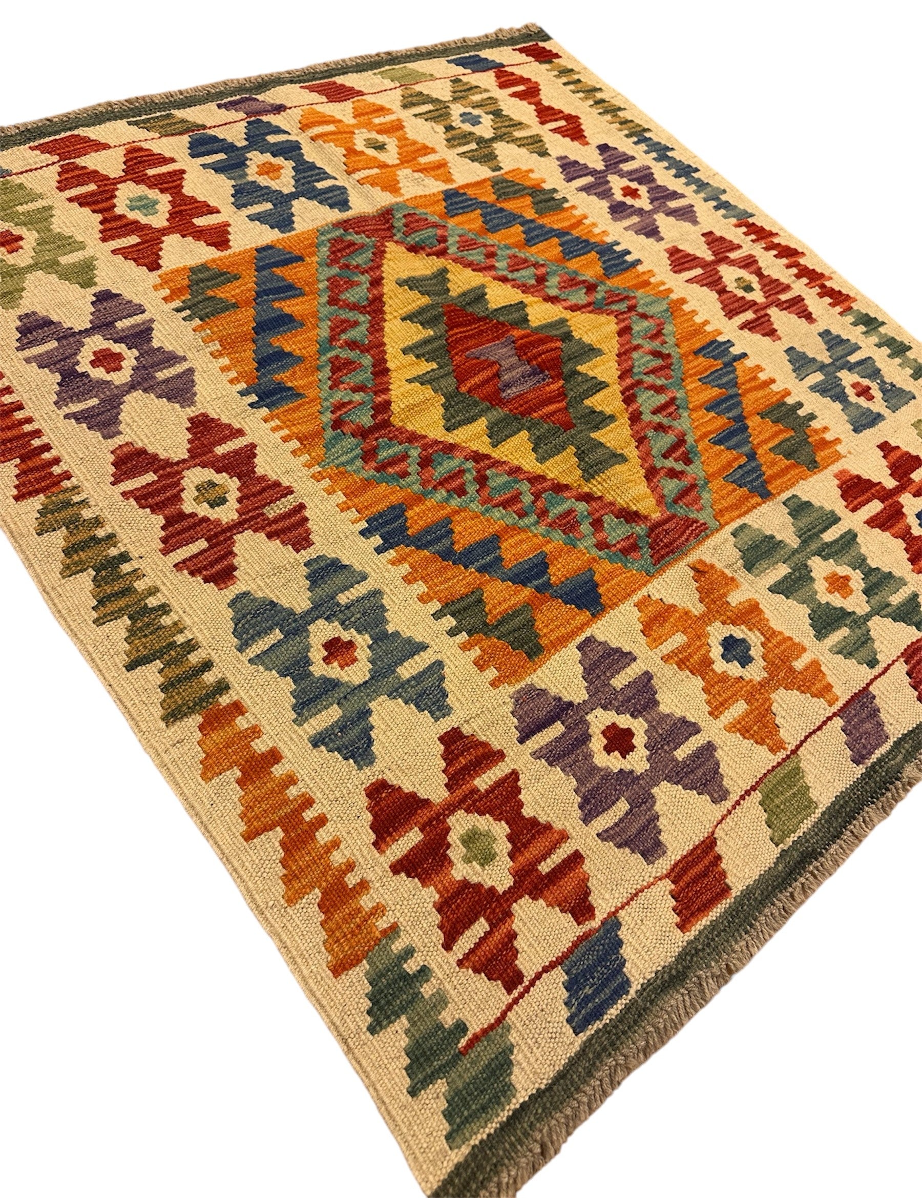 AFGHAANSE KELIM 98 X 104 CM