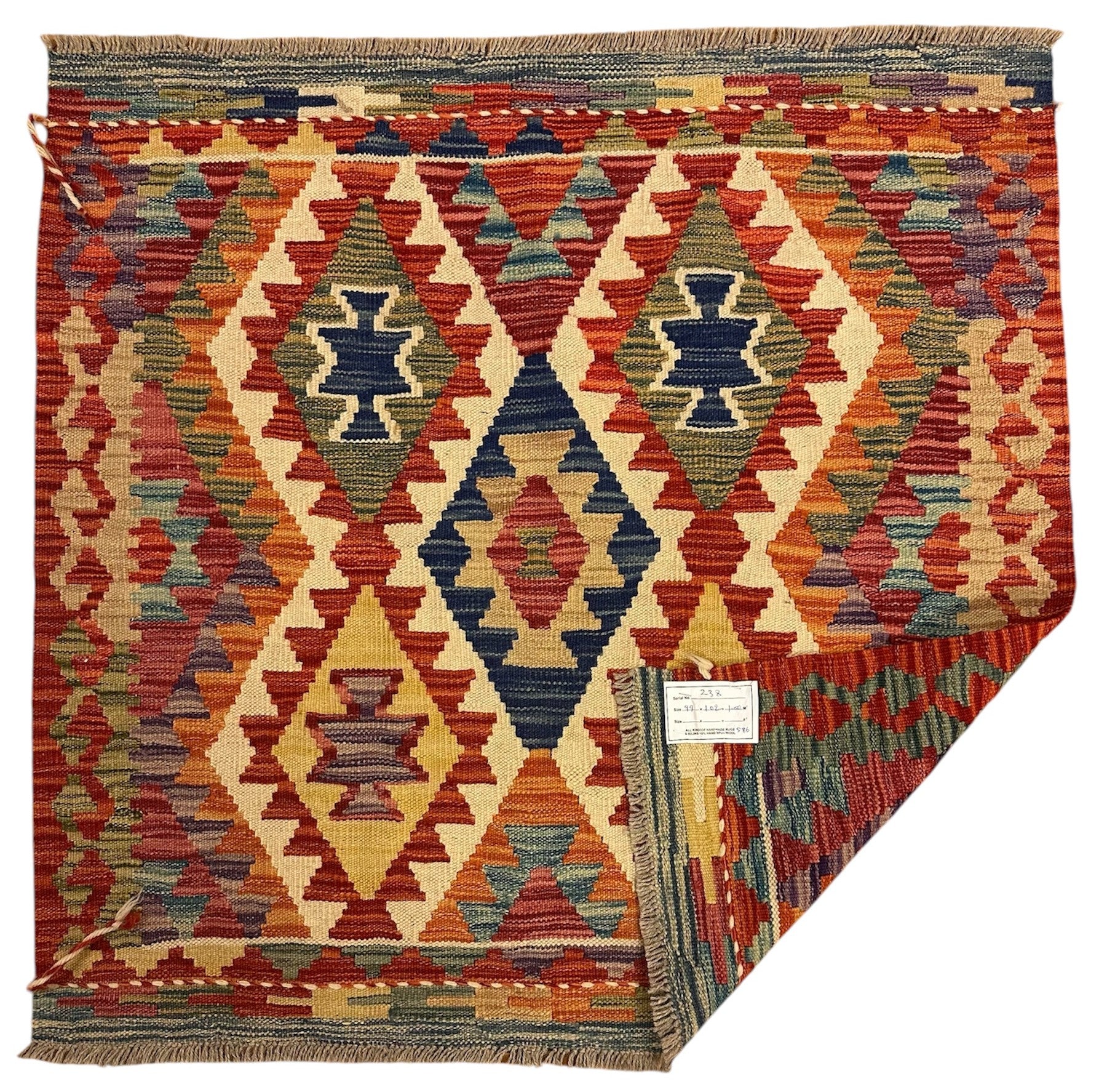 AFGHAANSE KELIM 99 X 102 CM