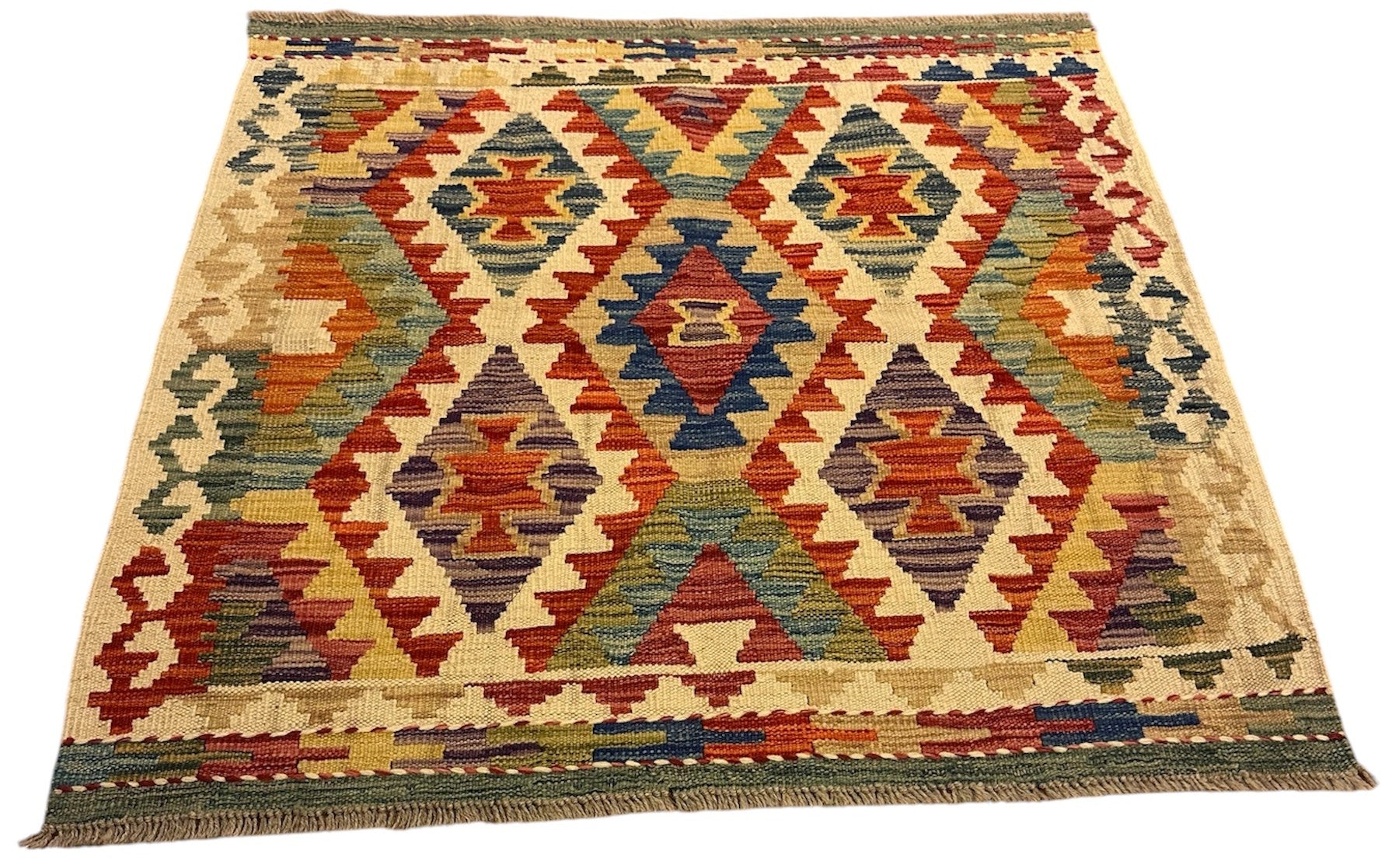 AFGHAANSE KELIM 100 X 101 CM