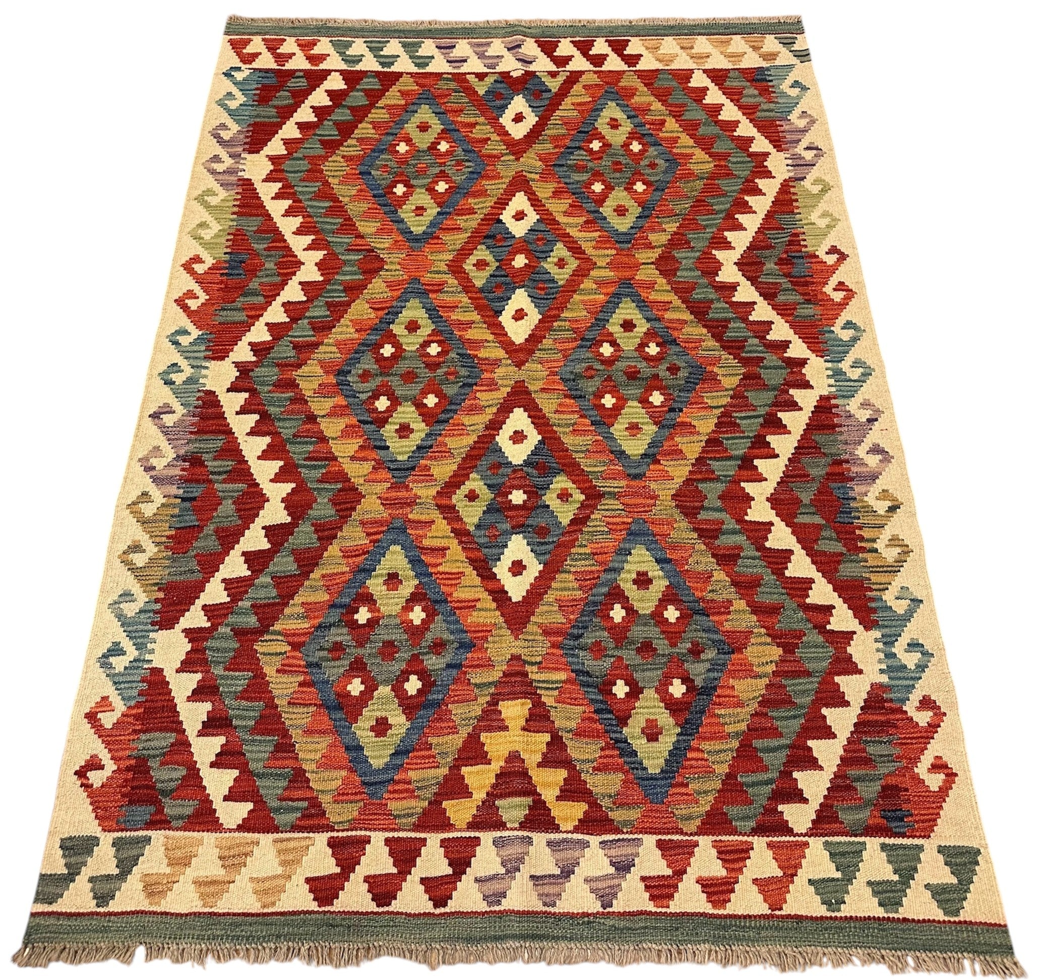 AFGHAANSE KELIM 134 X 187 CM