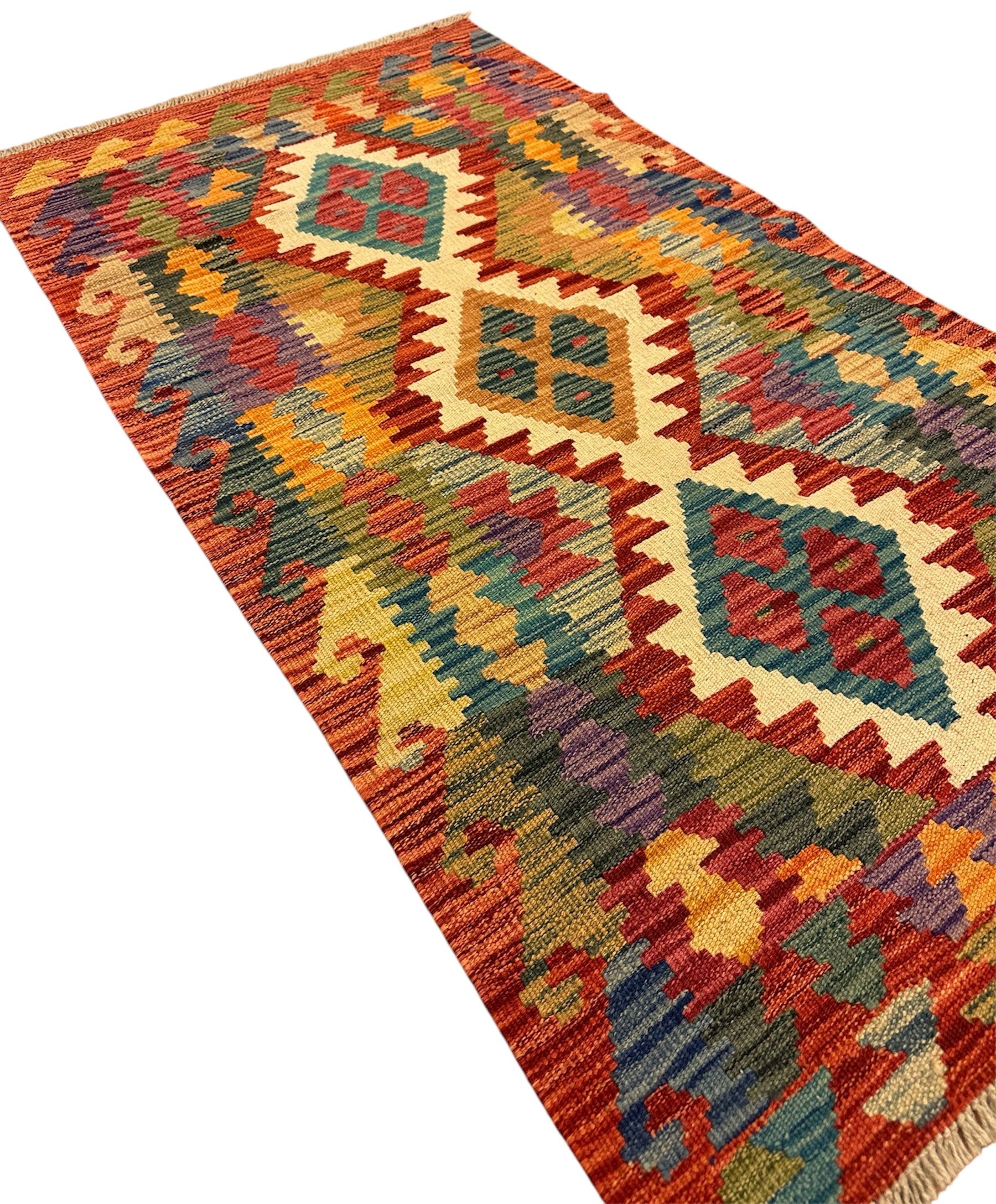 AFGHAANSE KELIM 79 X 147 CM