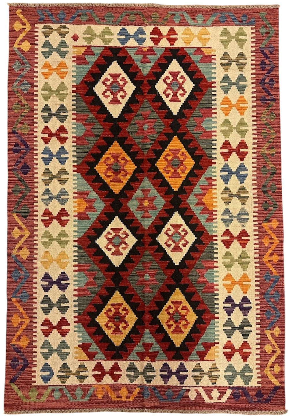 AFGHAANSE KELIM 126 X 183 CM