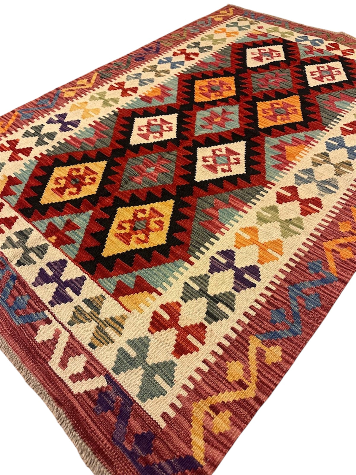 AFGHAANSE KELIM 126 X 183 CM