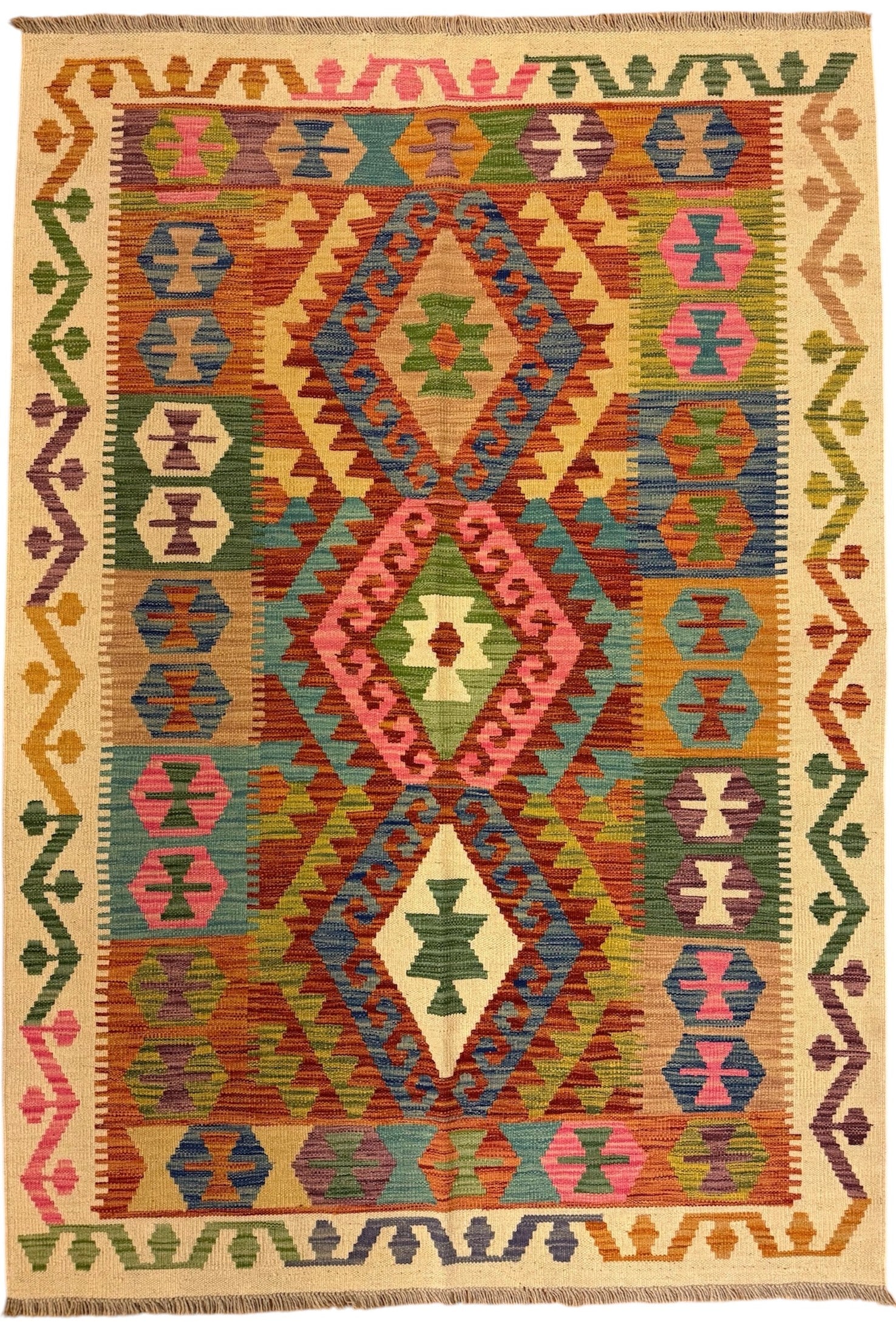 AFGHAANSE KELIM 127 X 182 CM