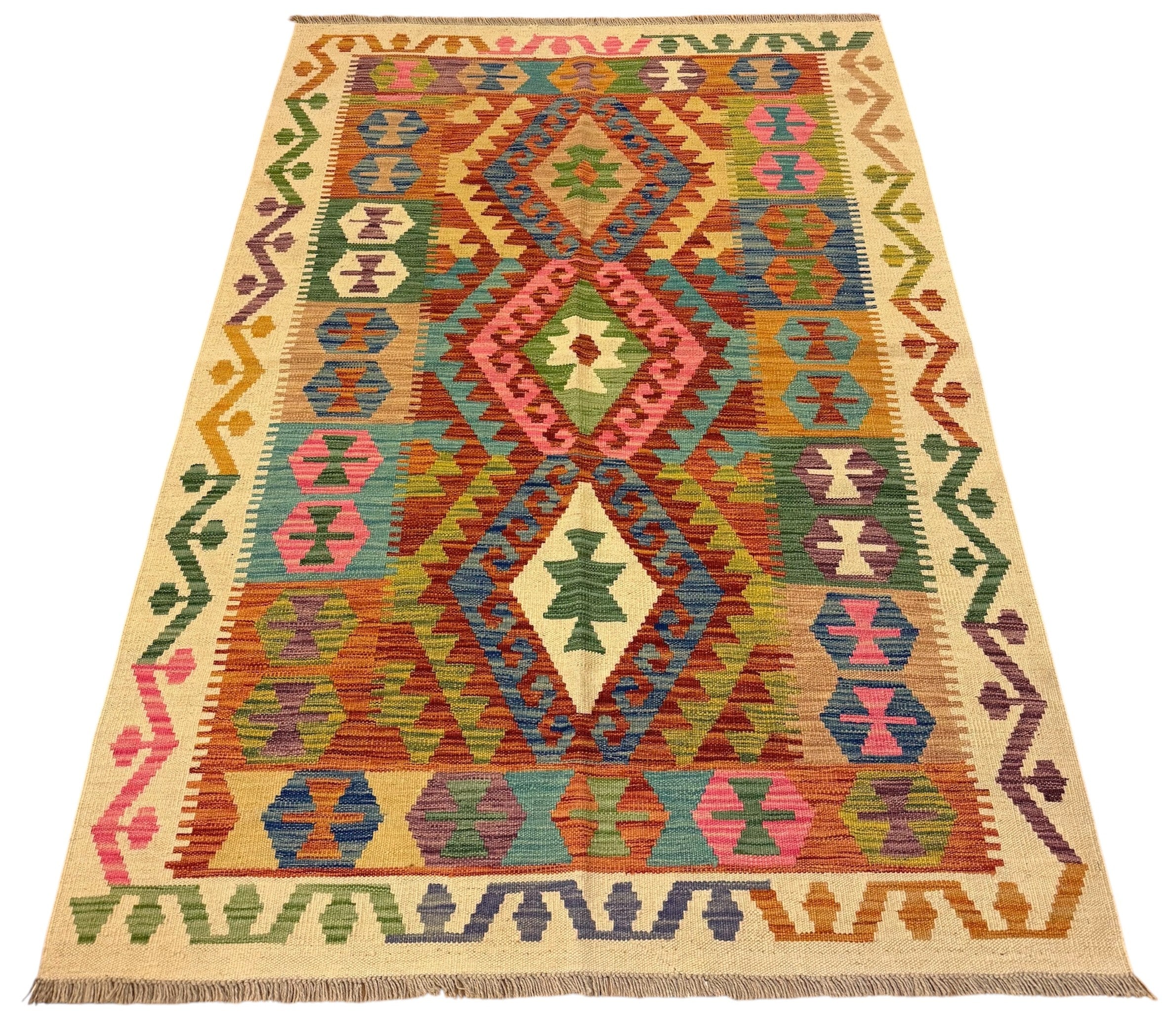 AFGHAANSE KELIM 127 X 182 CM