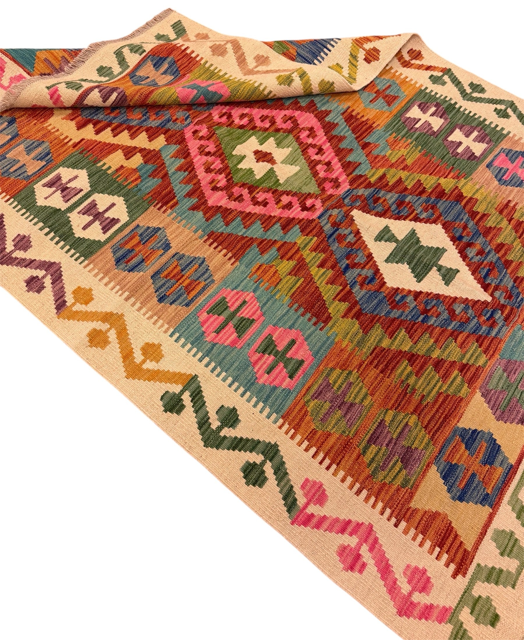 AFGHAANSE KELIM 127 X 182 CM