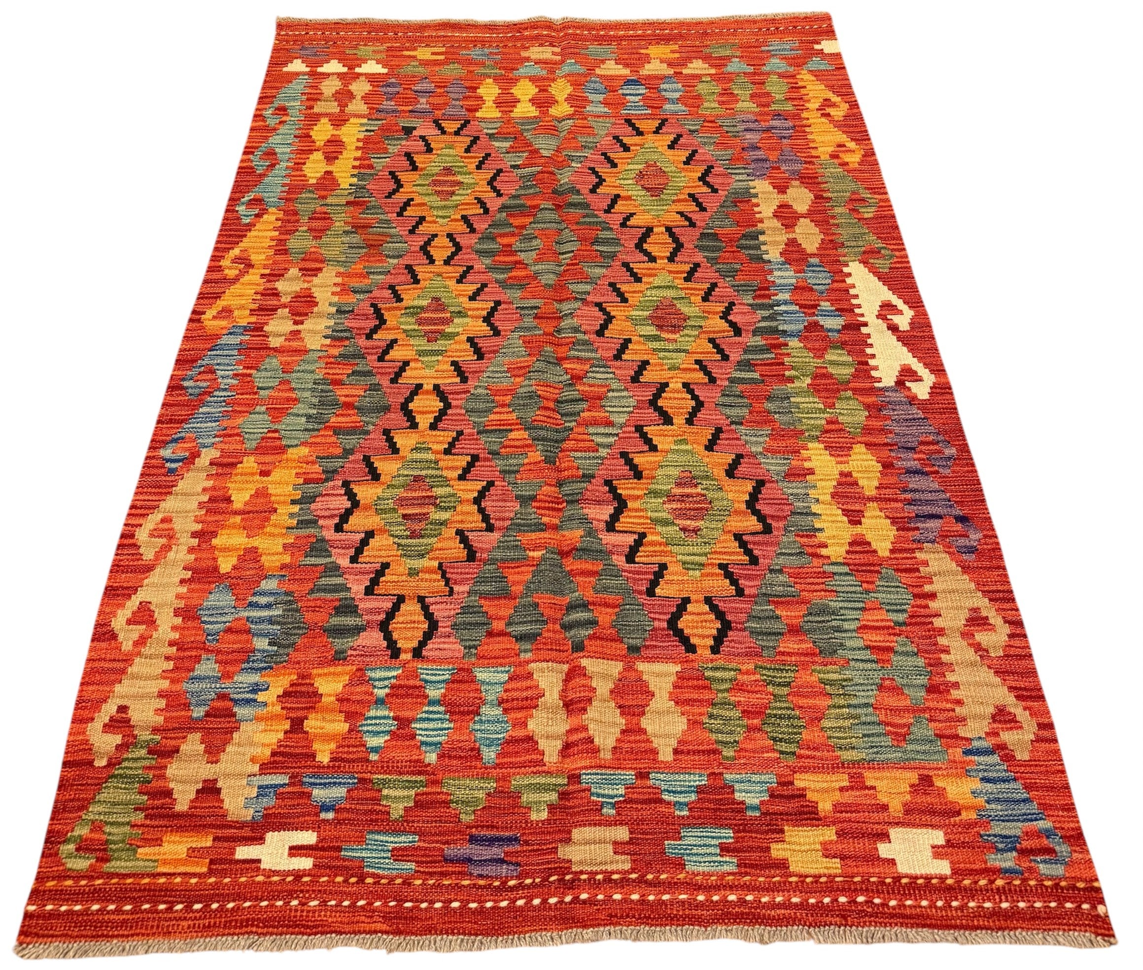 AFGHAANSE KELIM 124 X 178 CM