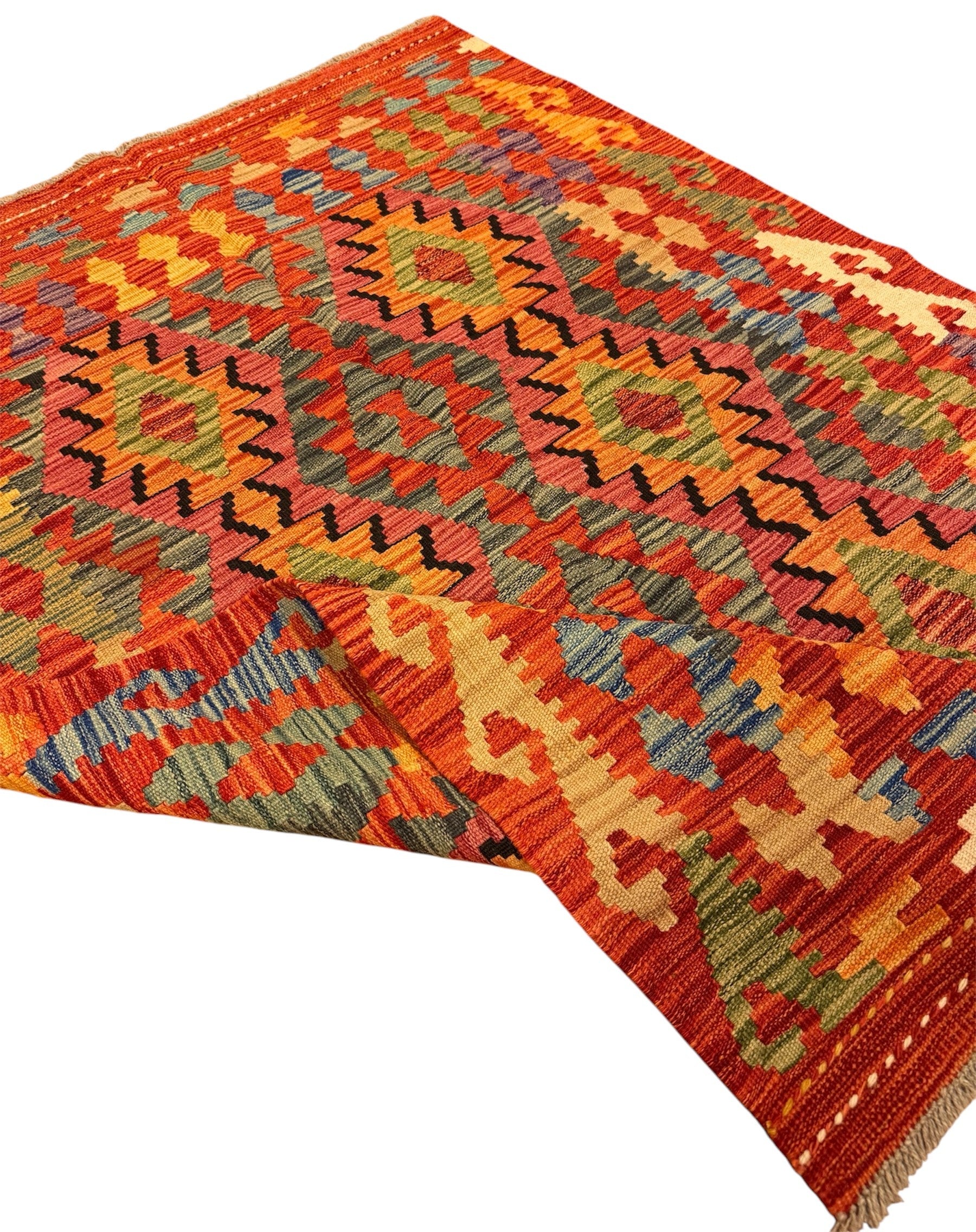 AFGHAANSE KELIM 124 X 178 CM