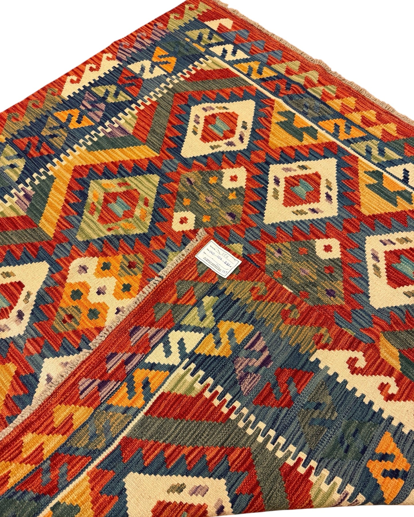 Afghaanse Kelim 145 x 156 cm – Handgeweven Wol
