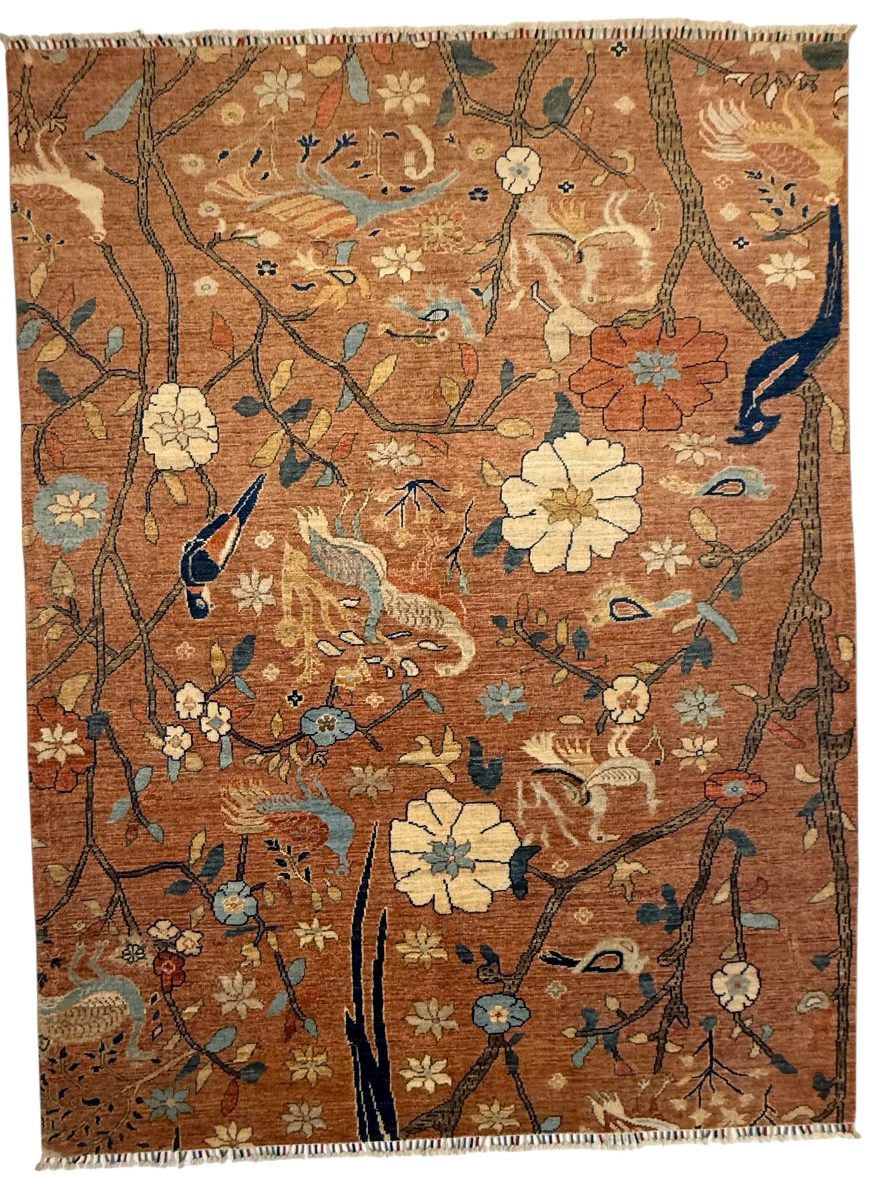 AFGHAANSE FIJN USHAK 163 x 216 CM