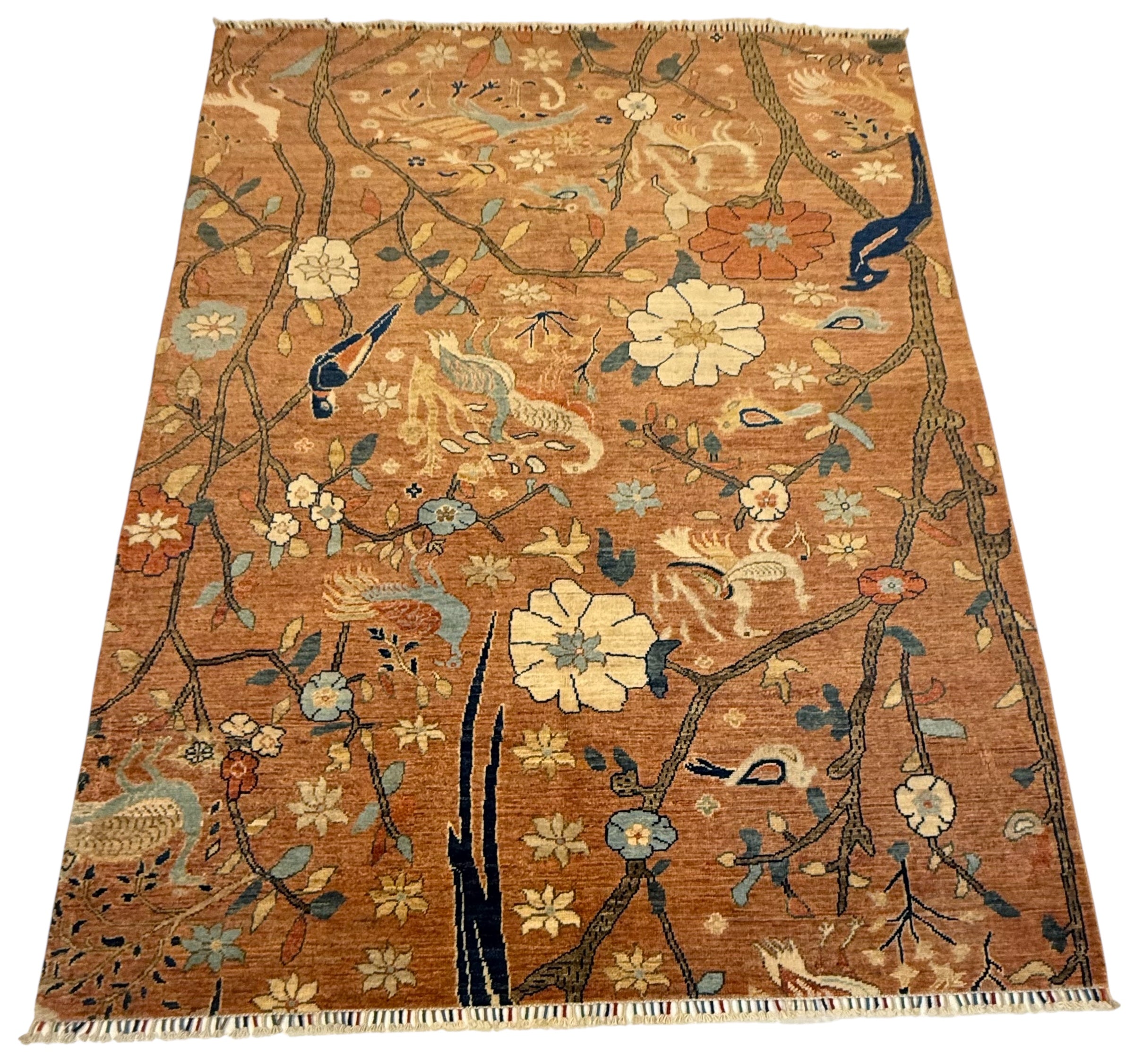 AFGHAANSE FIJN USHAK 163 x 216 CM