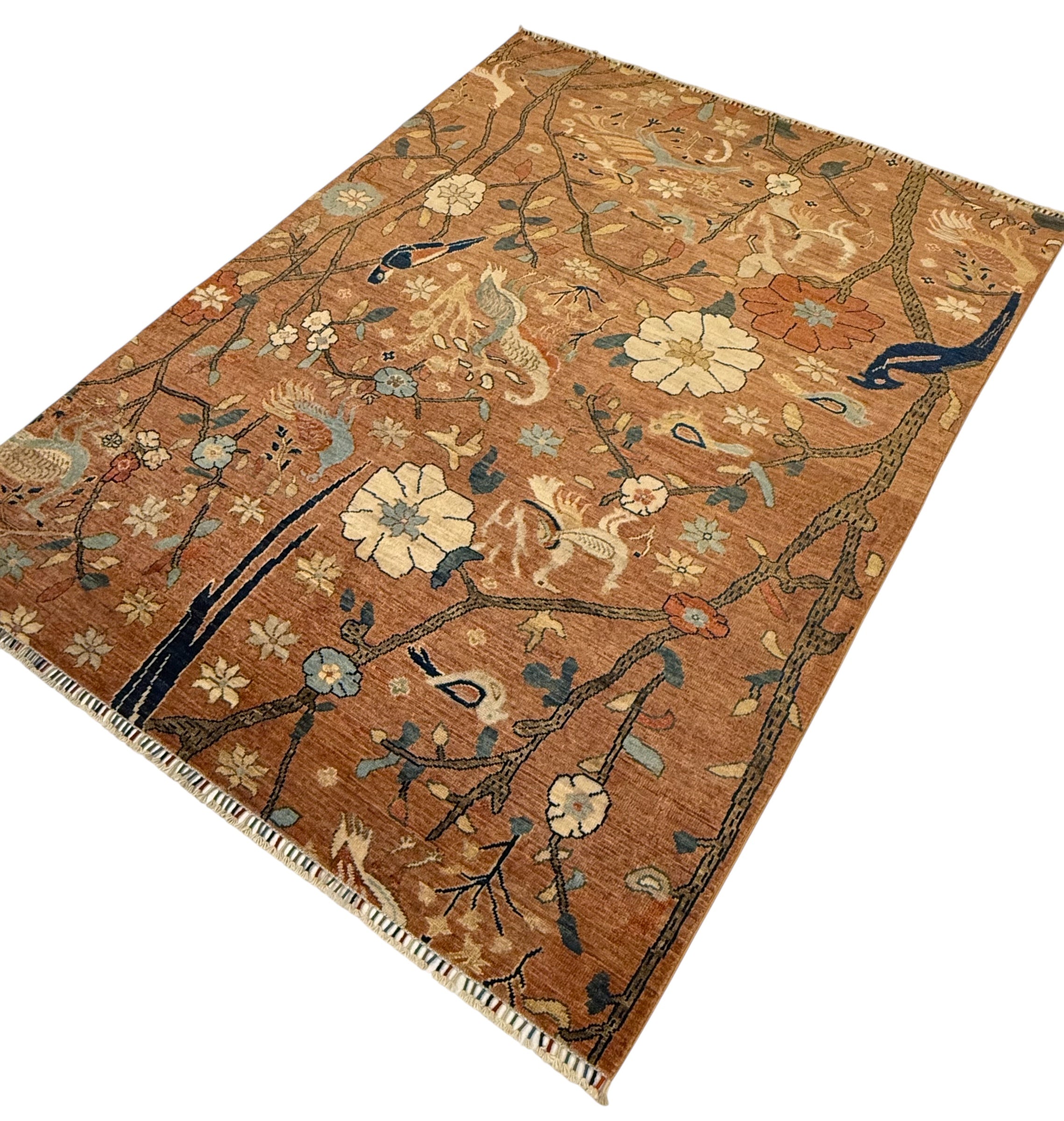 AFGHAANSE FIJN USHAK 163 x 216 CM