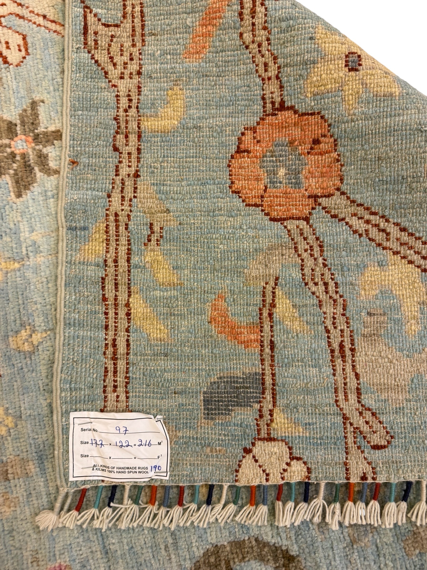 AFGHAANSE USHAK 122 x 177 CM