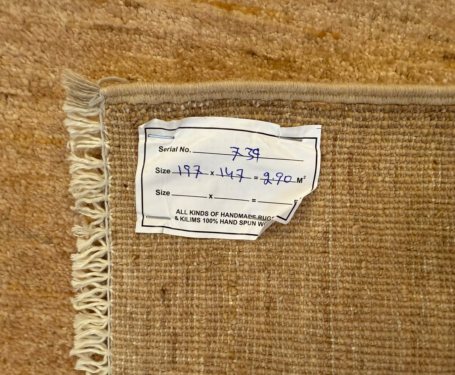NATURAL GABBEH 147 x 197 CM