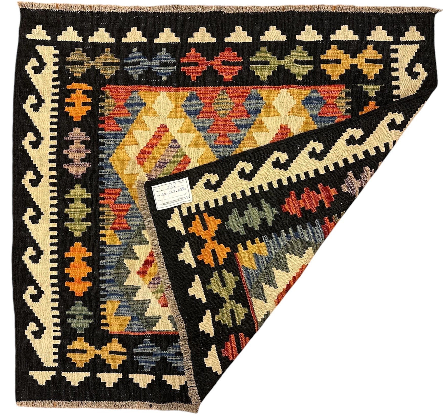 AFGHAANSE KELIM 94 X 104 CM