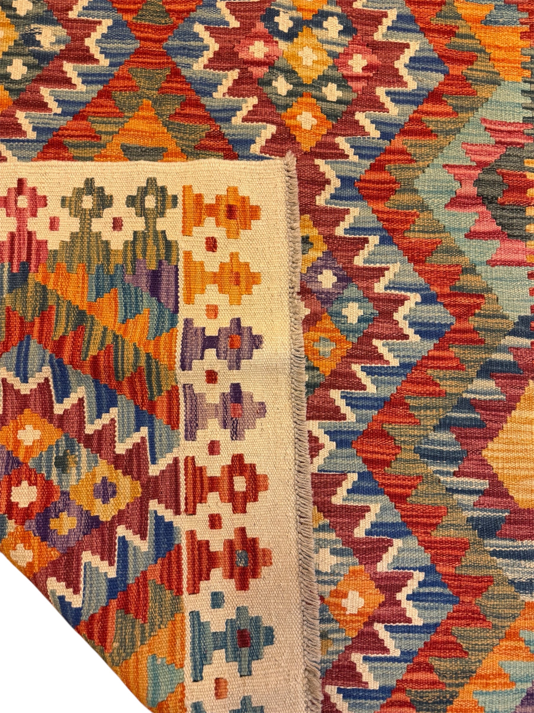 AFGHAANSE KELIM 126 X 173 CM