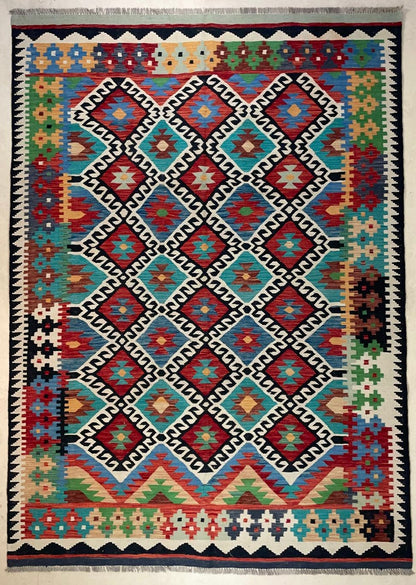 Afghaanse Kelim 179 x 256 cm – Handgeweven Wol