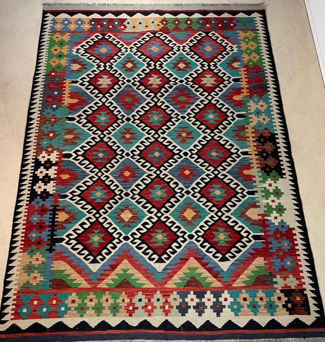 Afghaanse Kelim 179 x 256 cm – Handgeweven Wol