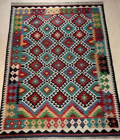 Afghaanse Kelim 179 x 256 cm – Handgeweven Wol