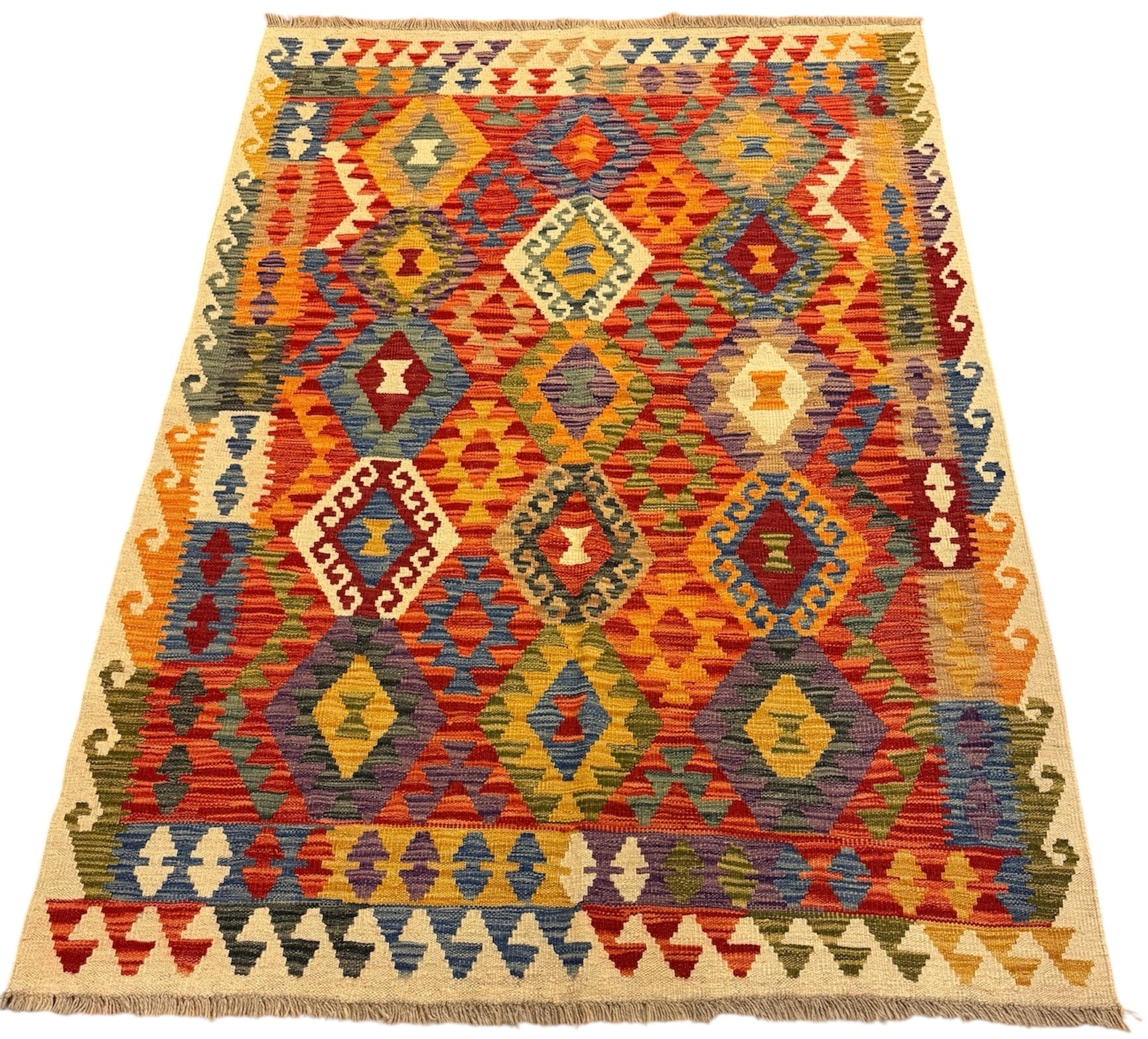 AFGHAANSE KELIM 129 X 185 CM