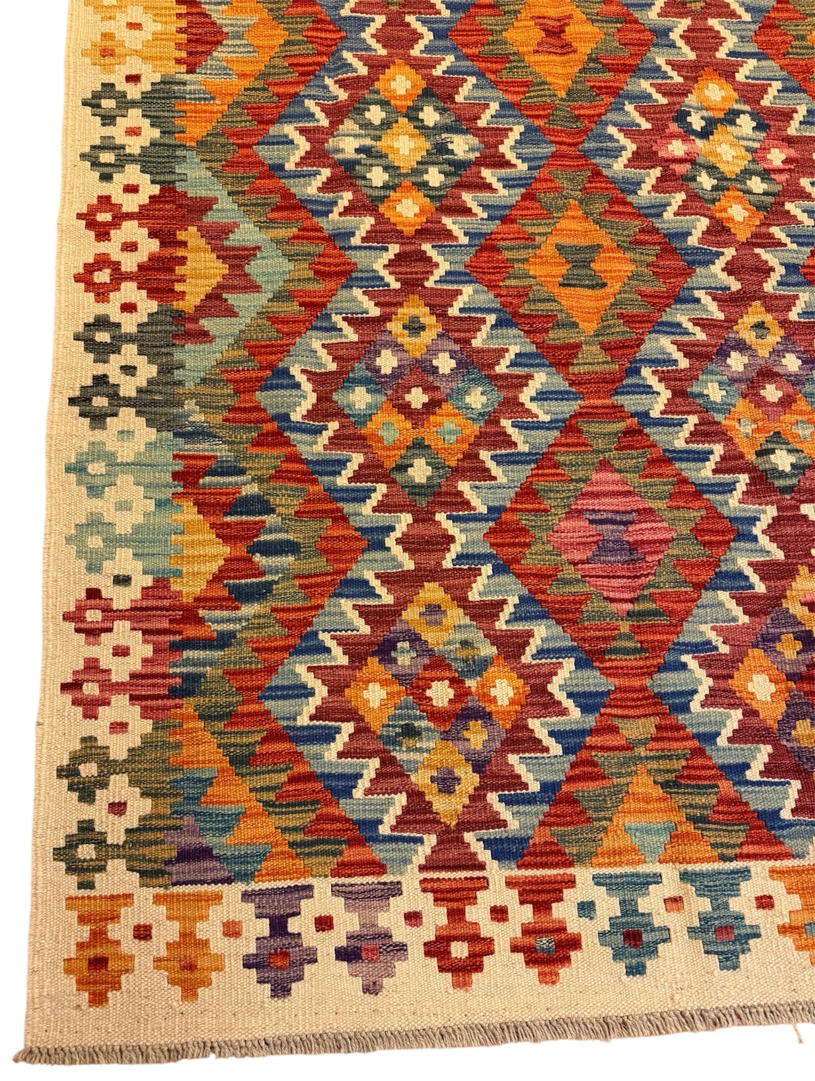 AFGHAANSE KELIM 126 X 173 CM