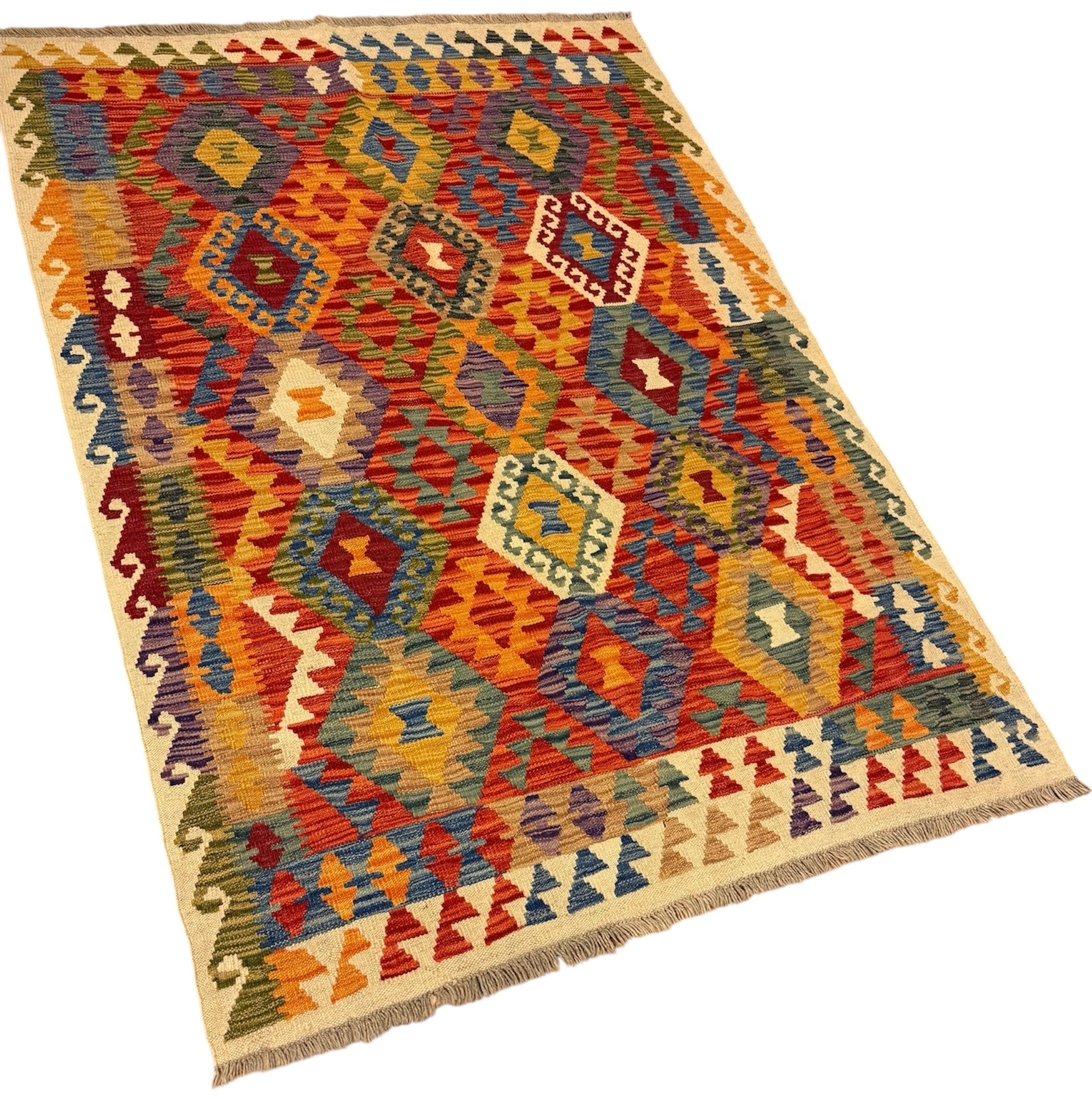 AFGHAANSE KELIM 129 X 185 CM